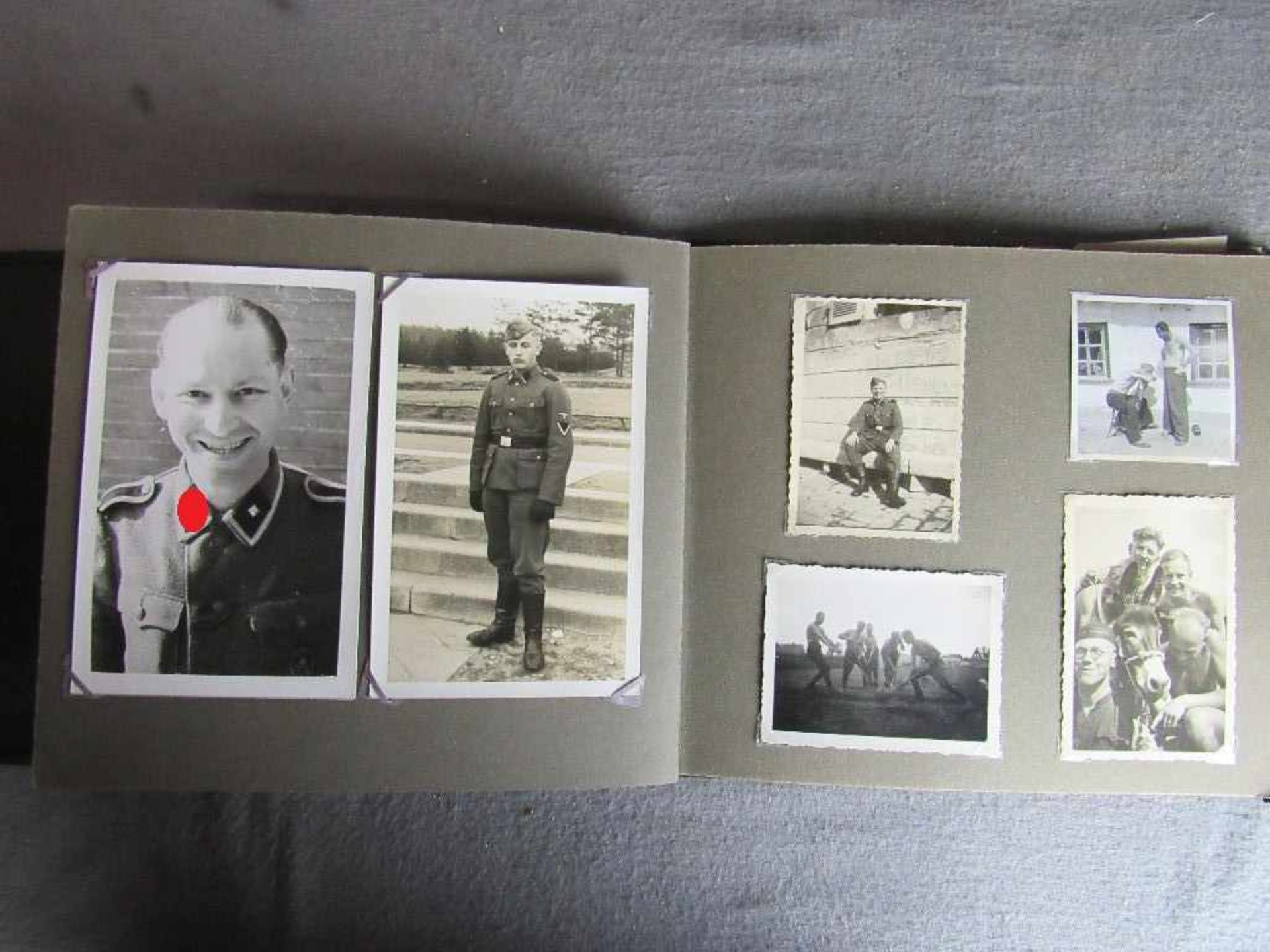 Fotoalbum eines SS Soldaten ca.50 Fotos- - -20.00 % buyer's premium on the hammer price19.00 % VAT - Bild 2 aus 8
