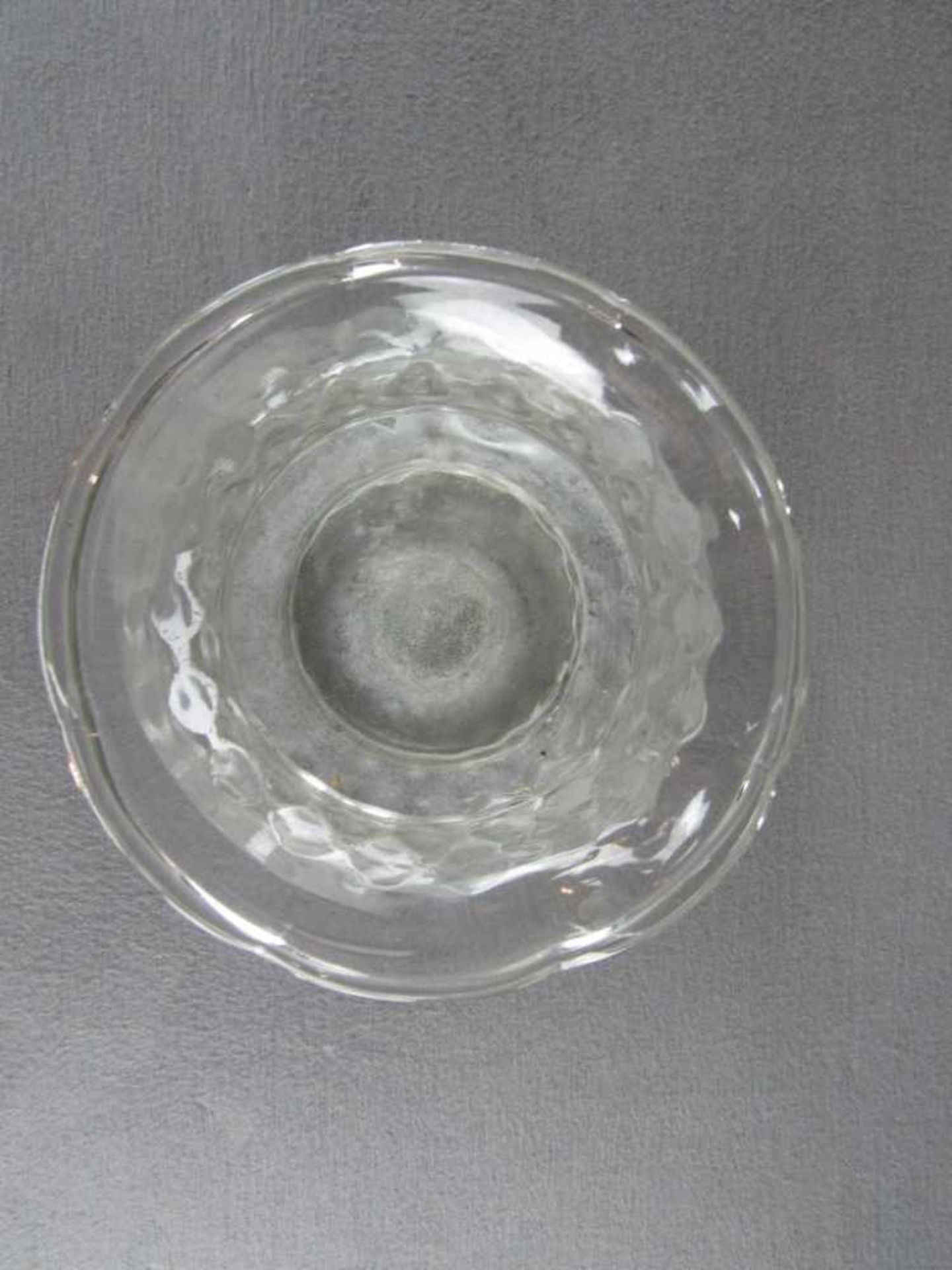 Antikes Glas mundgeblasen mit Abriss hier Vase 19,5cm- - -20.00 % buyer's premium on the hammer - Bild 2 aus 3