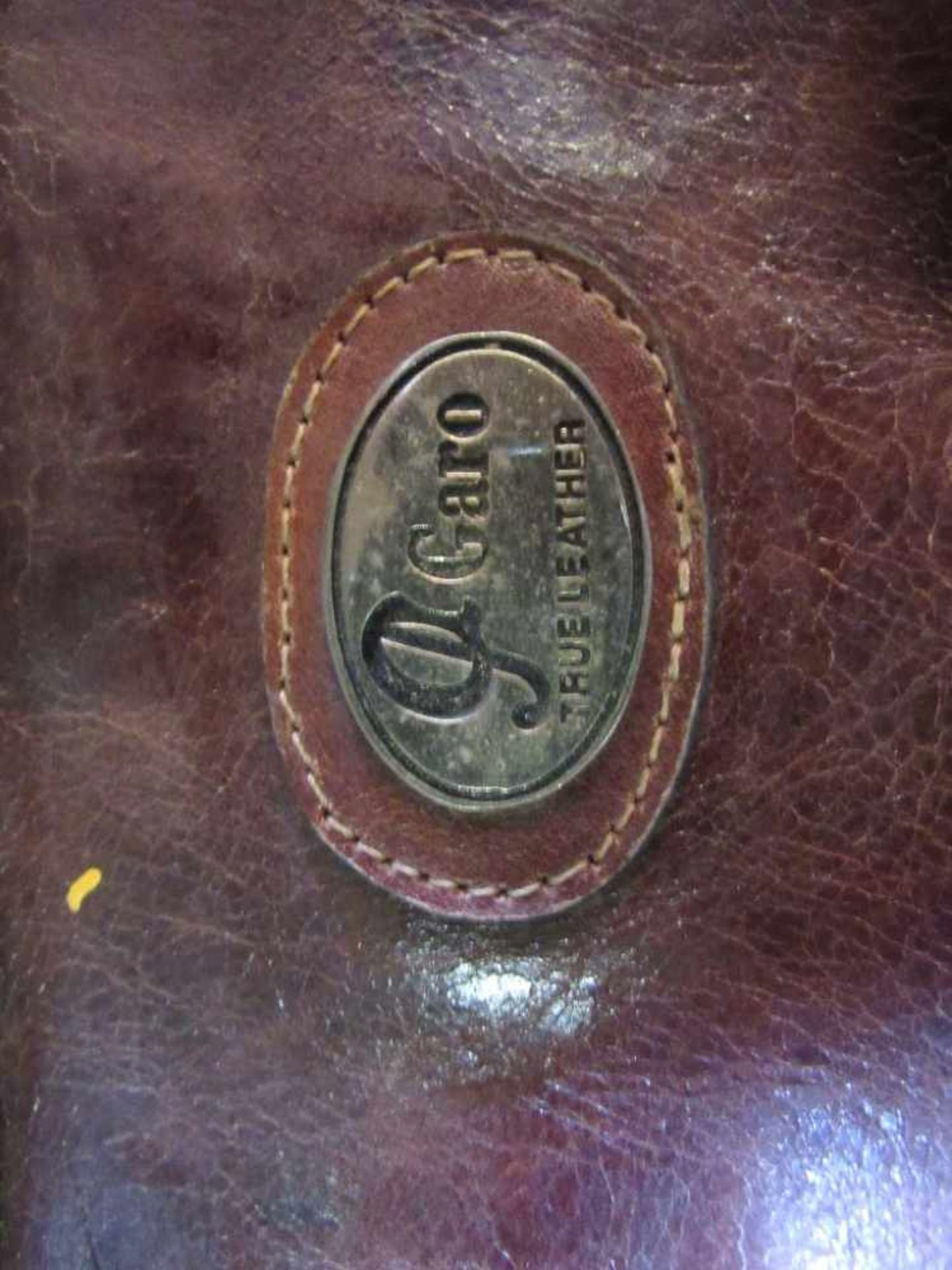 Reisetasche in Form einer Doktortasche braunes Leder England Hersteller Garo Länge:60cm- - -20. - Bild 5 aus 5