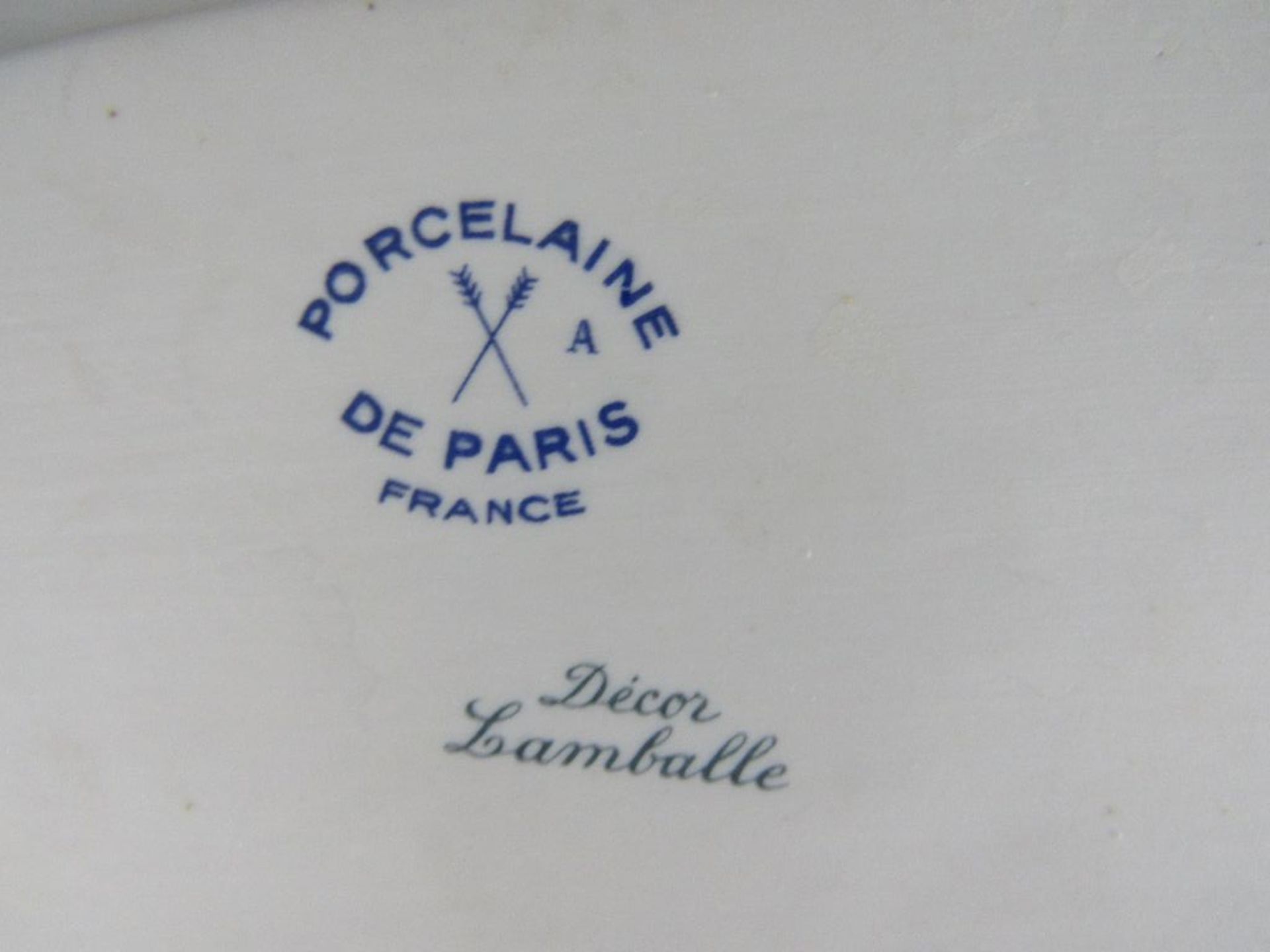 Porzellanset Frankreich De Paris Design Lamballe vier Teile- - -20.00 % buyer's premium on the - Bild 3 aus 3