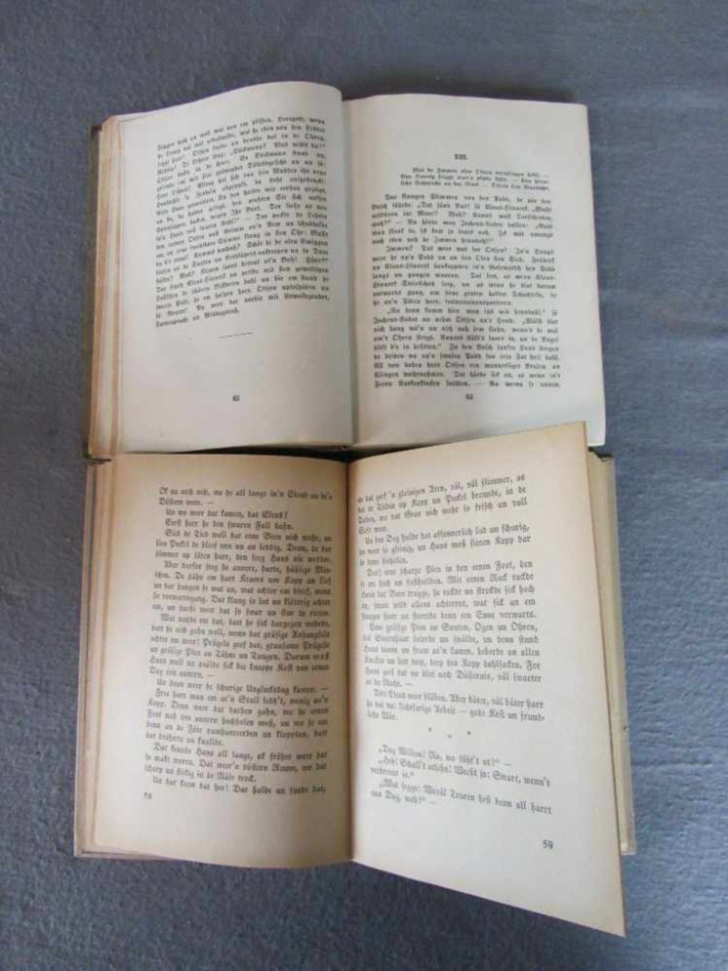 zwei Antike Bücher in Plattdeutsch- - -20.00 % buyer's premium on the hammer price19.00 % VAT on - Image 2 of 2