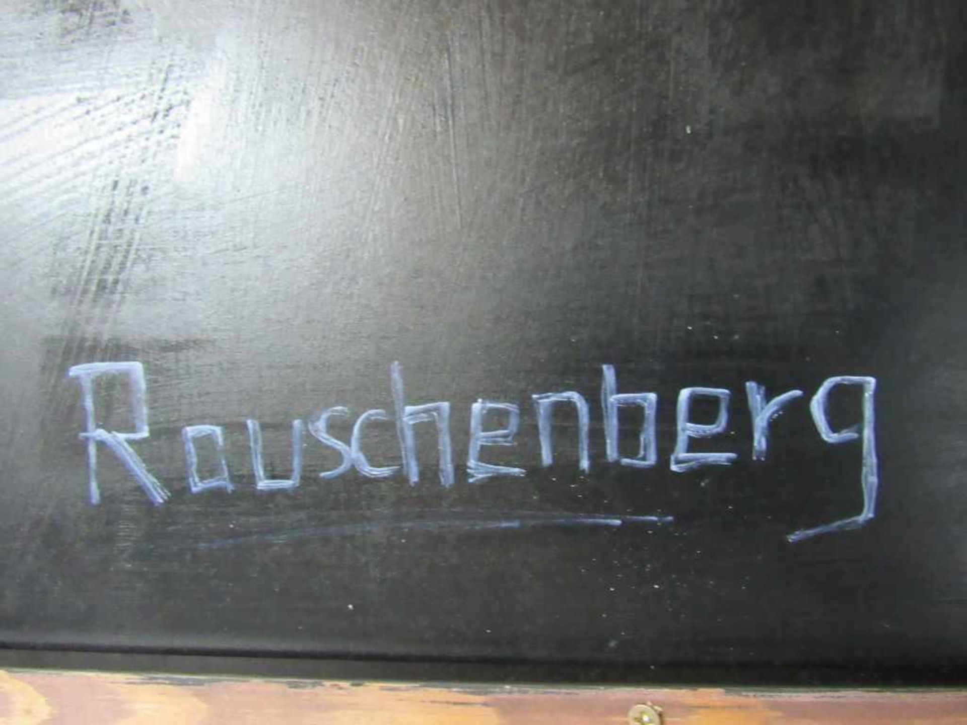 Große moderne Arbeit bezeichnet Rauschenberg 98x74cm- - -20.00 % buyer's premium on the hammer - Bild 5 aus 6
