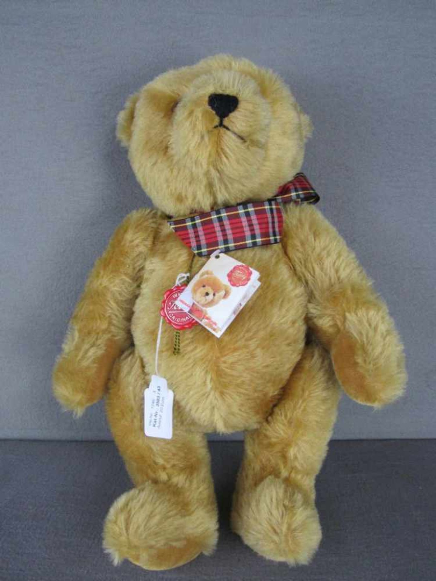 Hermann Teddy original unbespieltes Vitrinenstück Höhe:45cm- - -20.00 % buyer's premium on the - Bild 5 aus 5