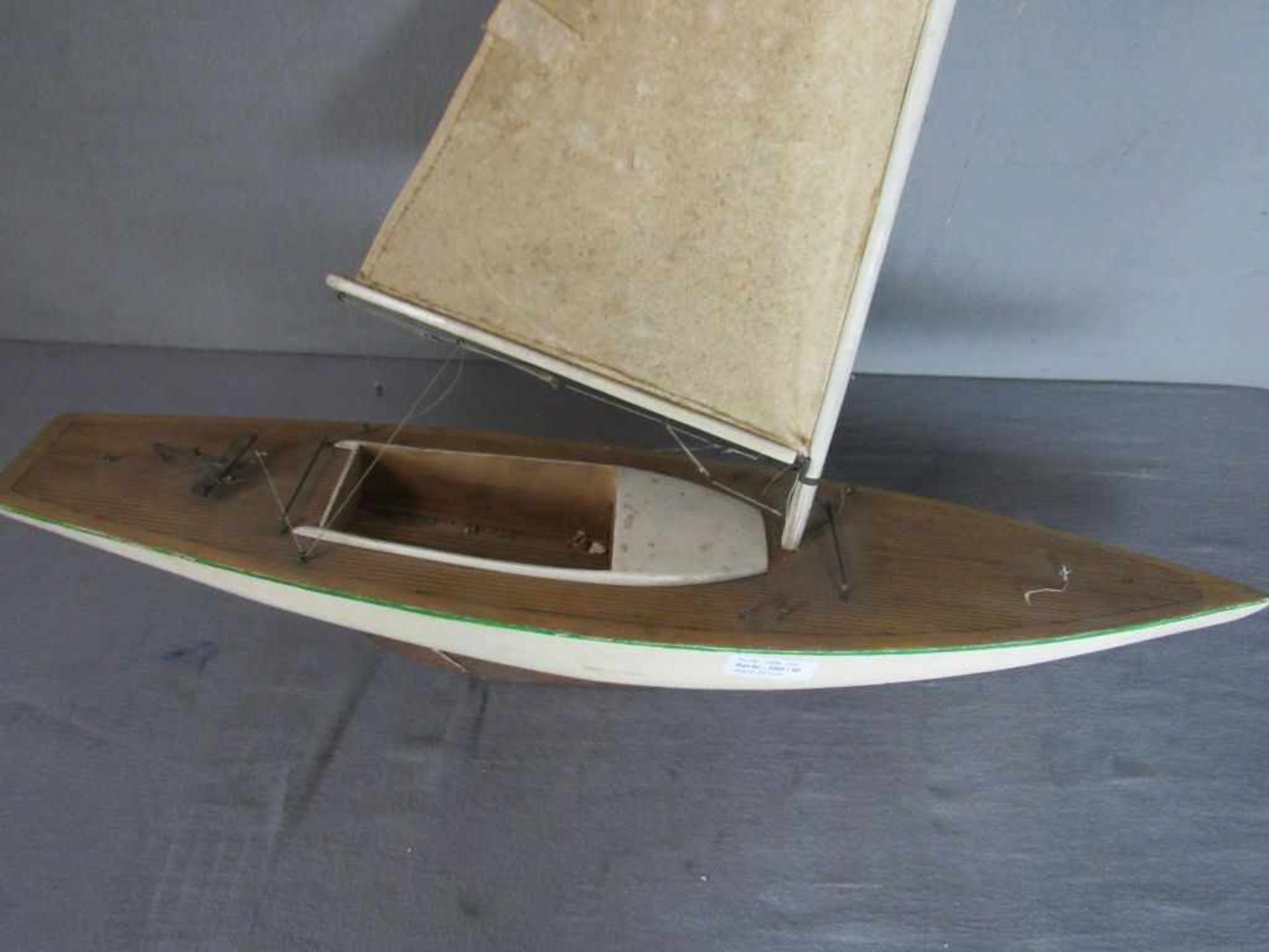 Spielzeugschiff Segelboot 77cm lang- - -20.00 % buyer's premium on the hammer price19.00 % VAT on - Image 2 of 2