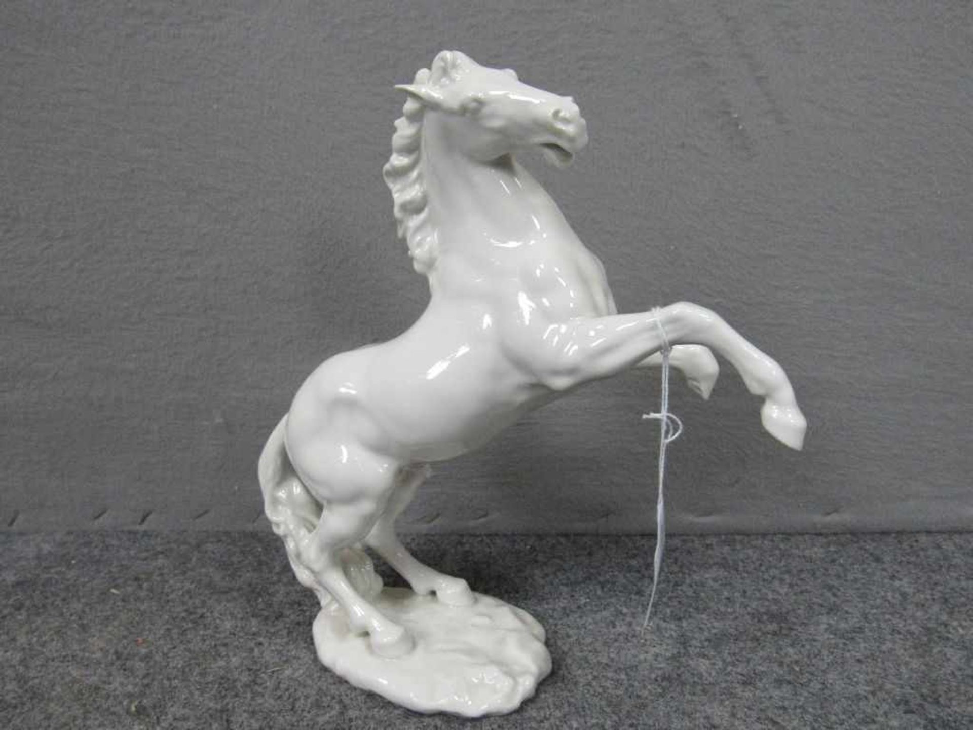 Porzellanfigur steigendes Pferd Hutschenreuther 27,5cm hoch, restaurierungsbedürftig- - -20.00 % - Image 2 of 5