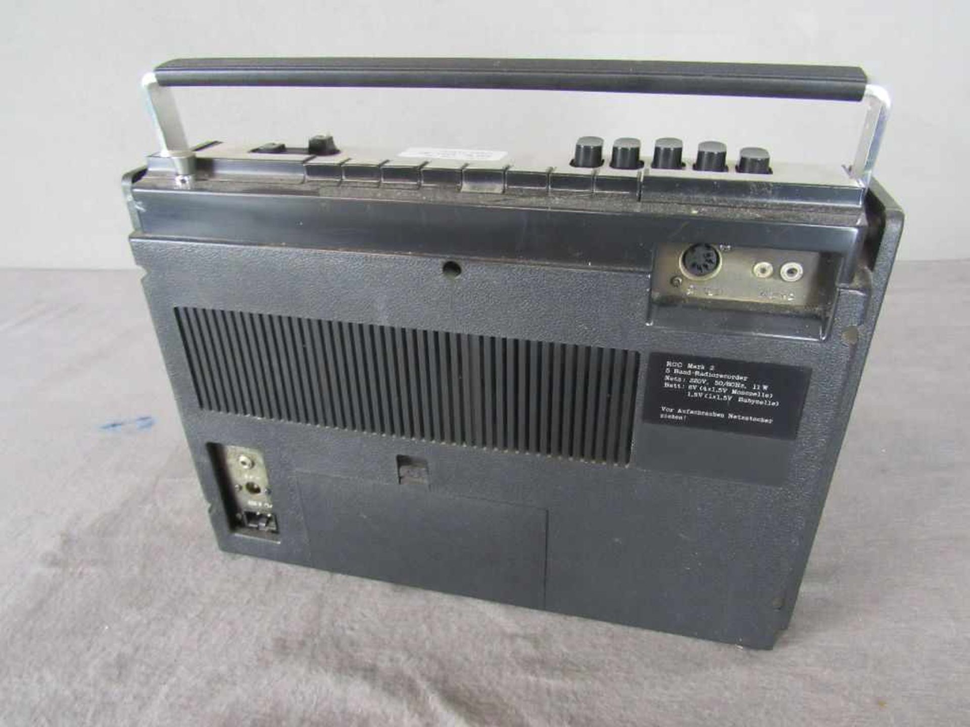 Kofferradio 70er Jahre Hersteller RCC Mark 2- - -20.00 % buyer's premium on the hammer price19. - Bild 3 aus 4