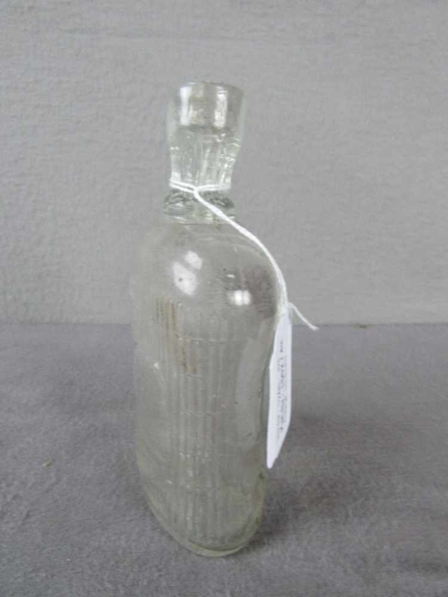 Antike Flasche Schut und andere Bezeichnungen 16cm hoch unterhalb mehrere Nummern- - -20.00 % - Bild 2 aus 3