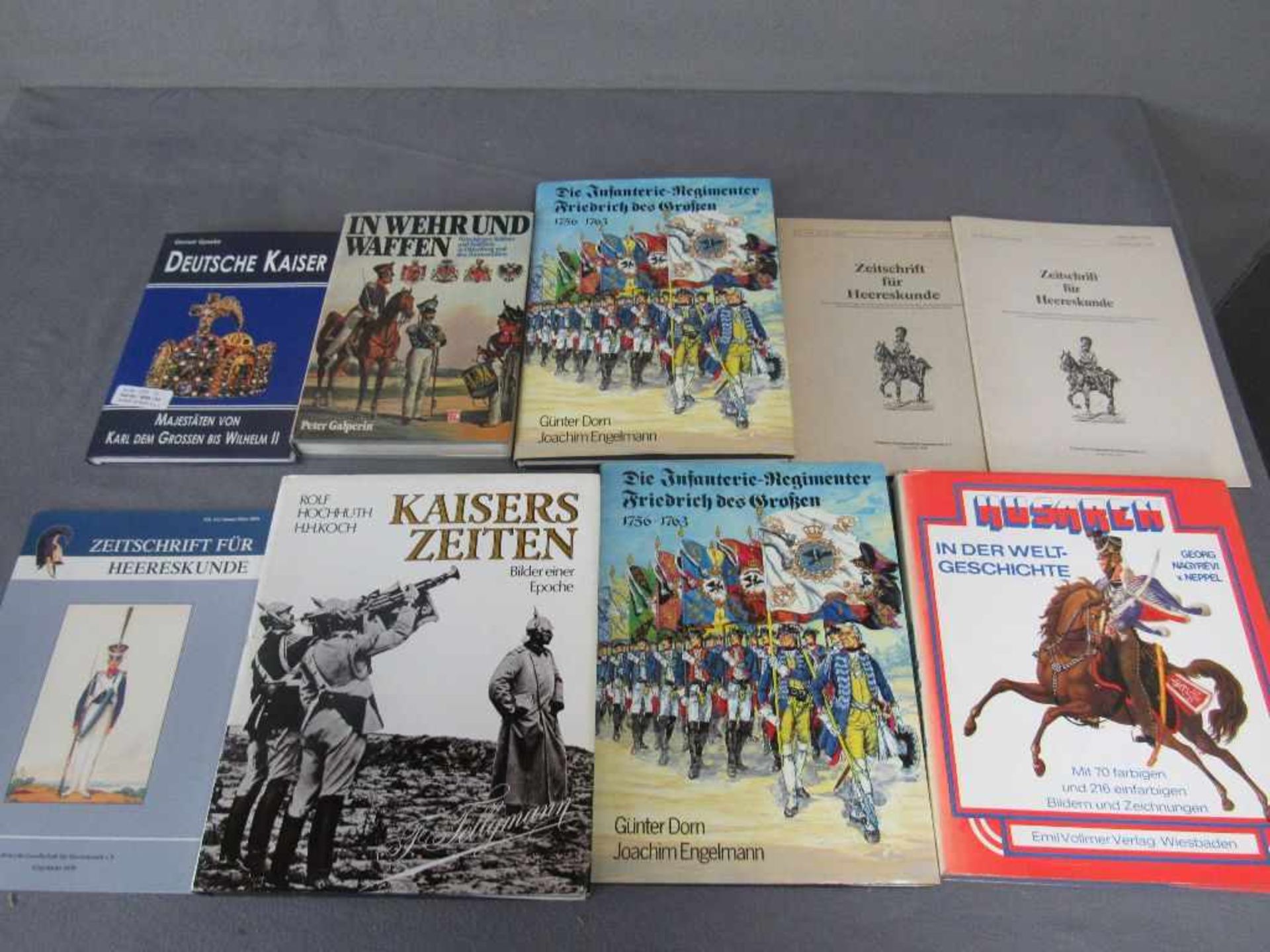 Konvolut Bücher Sachkundebücher über die Kaiserzeit- - -20.00 % buyer's premium on the hammer