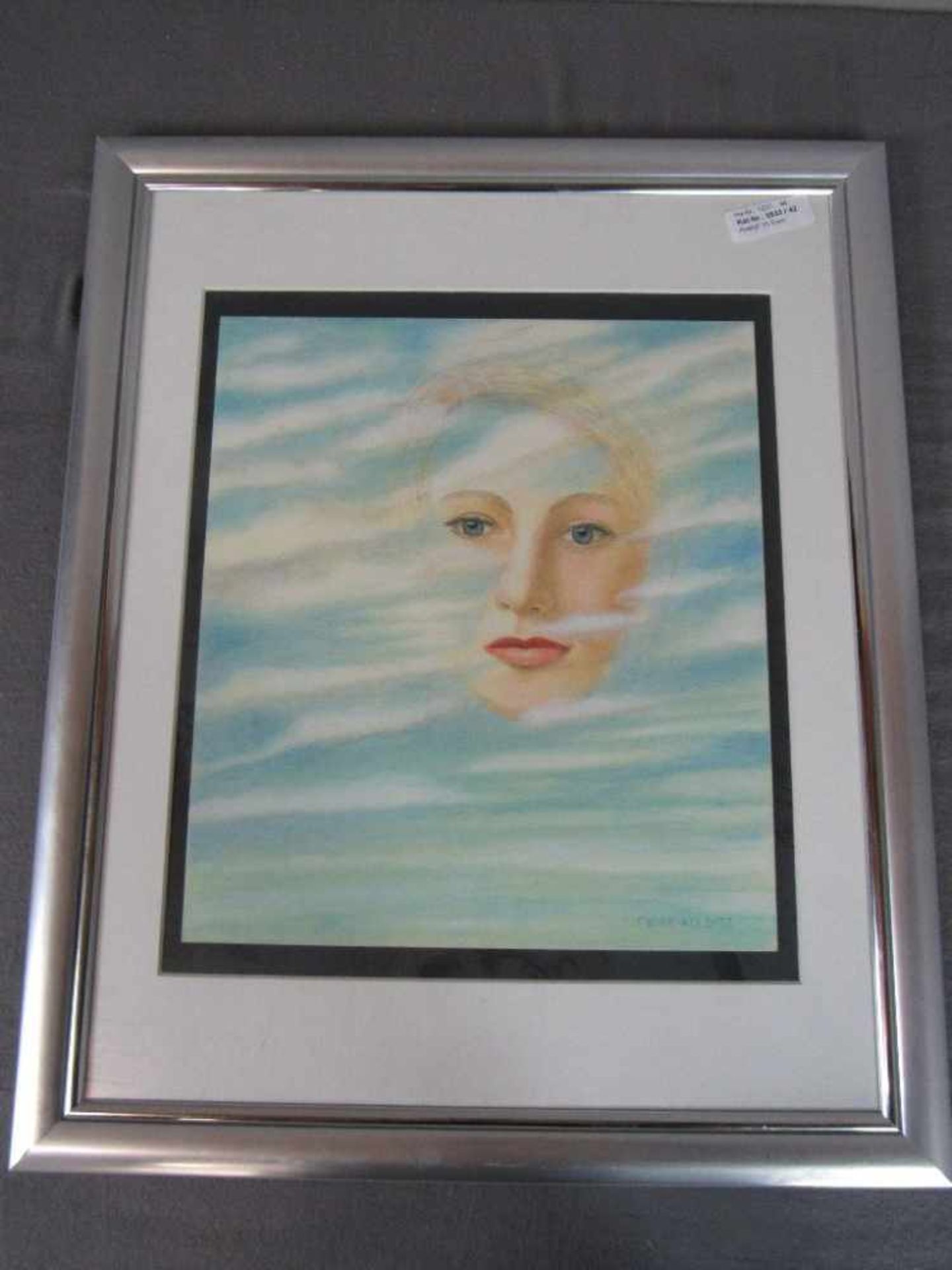 Zeichnung Damenportrait Meyer-Kolwitz 45x56cm- - -20.00 % buyer's premium on the hammer price19.00 % - Image 2 of 4