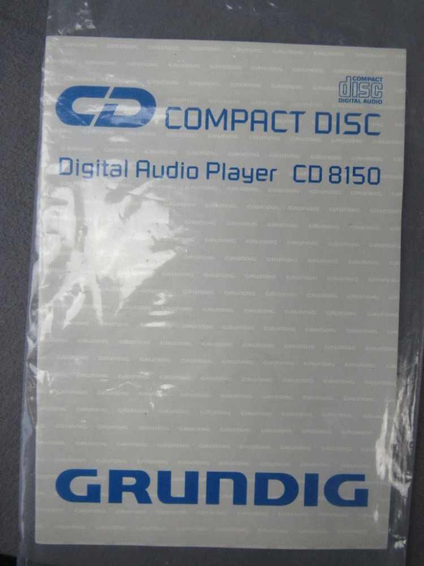 Cd Player CD 810 Grundig mit Anleitung- - -20.00 % buyer's premium on the hammer price19.00 % VAT on - Bild 3 aus 3