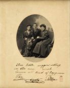 Franzen, Principe MadridPhotographie der Maria de la Paz, Prinz Ferdinand von Bayern und der Tochter