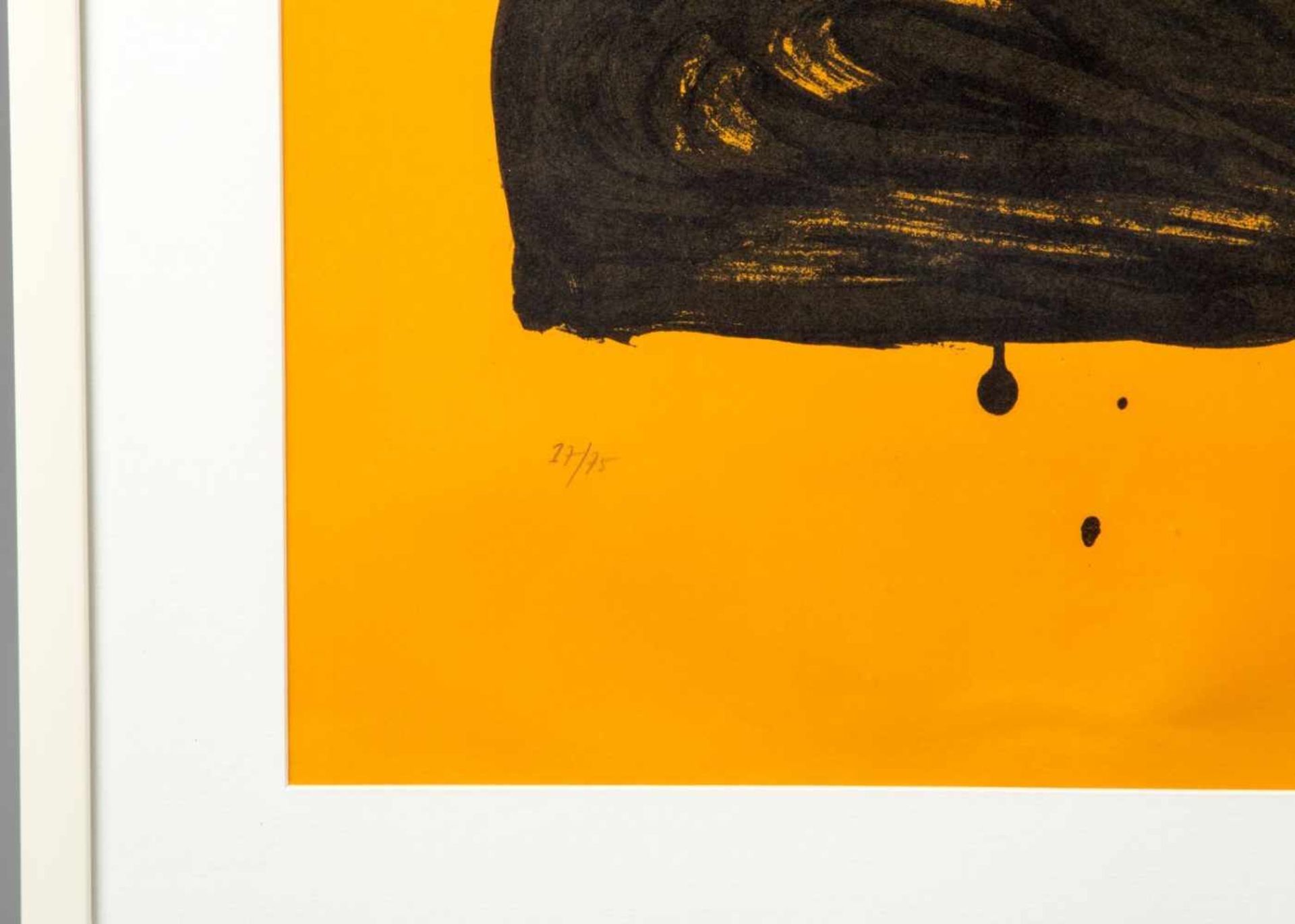 Miró, Joan. 1893 Barcelona - Palma de Mallorca 1983The Mesmerizer Orange. Lithographie auf orangem - Bild 4 aus 5