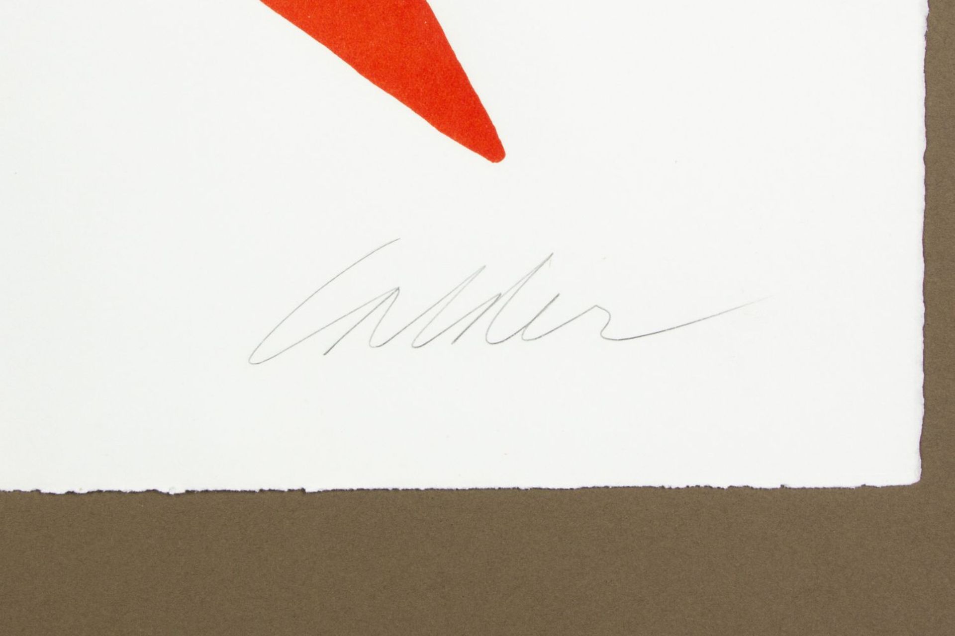 Calder, Alexander. 1898 Philadelphia - New York 1976Komposition mit Mond und Stern. - Bild 2 aus 3