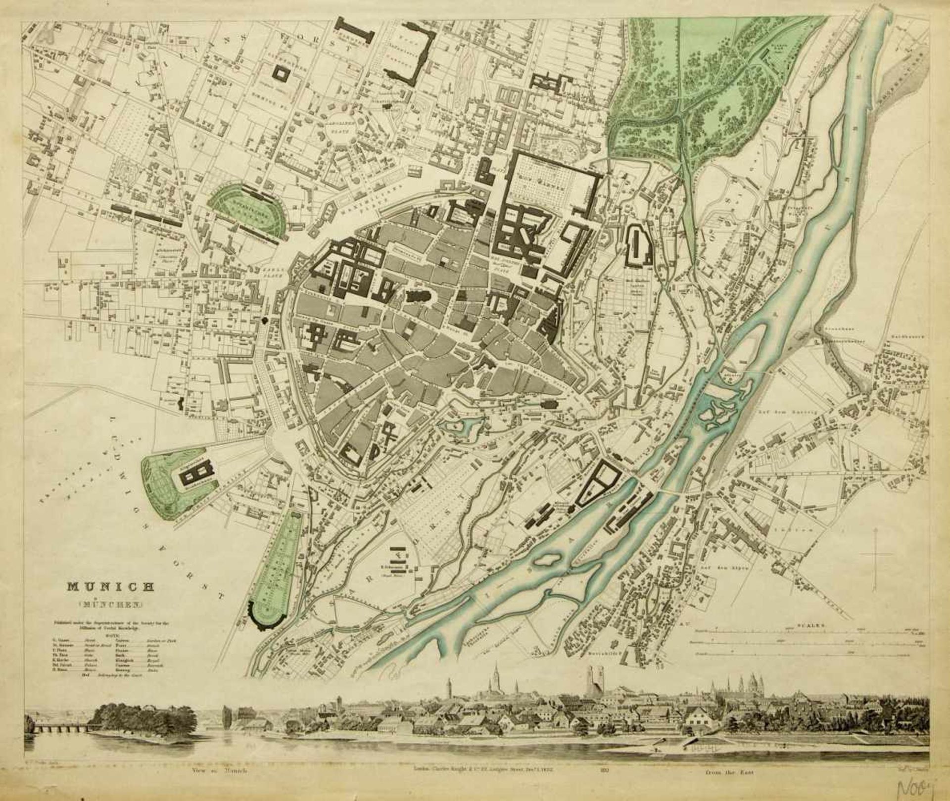 Münchener Ansichten u.a.40 Bll. versch. Techn. Bis 81 x 67 cm. - Bild 3 aus 3