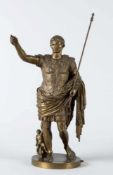 Kaiser Augustus von PrimaportaBronze nach römischem Vorbild. H. 58 cm.