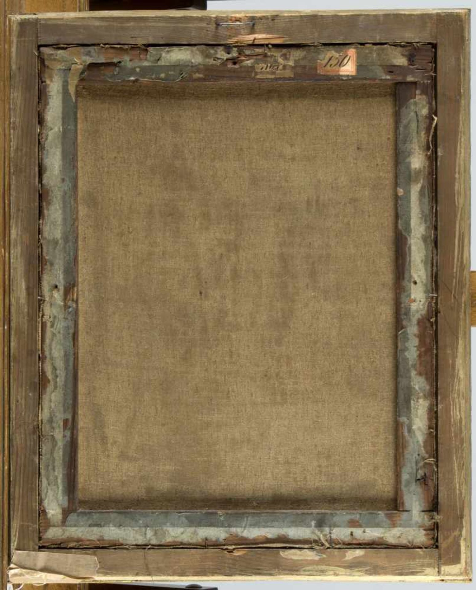 Frankreich, 18. Jh.Portrait einer Dame mit Perlenschmuck. Öl/Lwd., doubliert. 45 x 35 cm. Gerahmt. - Bild 2 aus 2