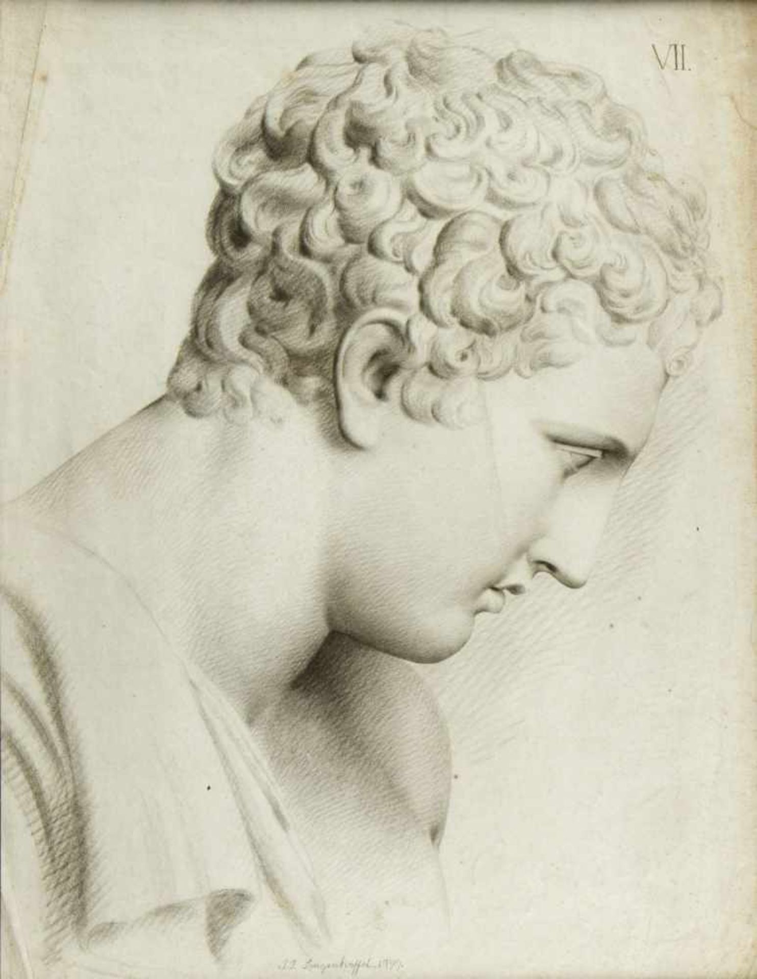 Mauch, J. Langenhoffel, J. Gökel, R. u.a.Darstellungen des Antinous. Putto auf einem Löwen. - Bild 4 aus 4