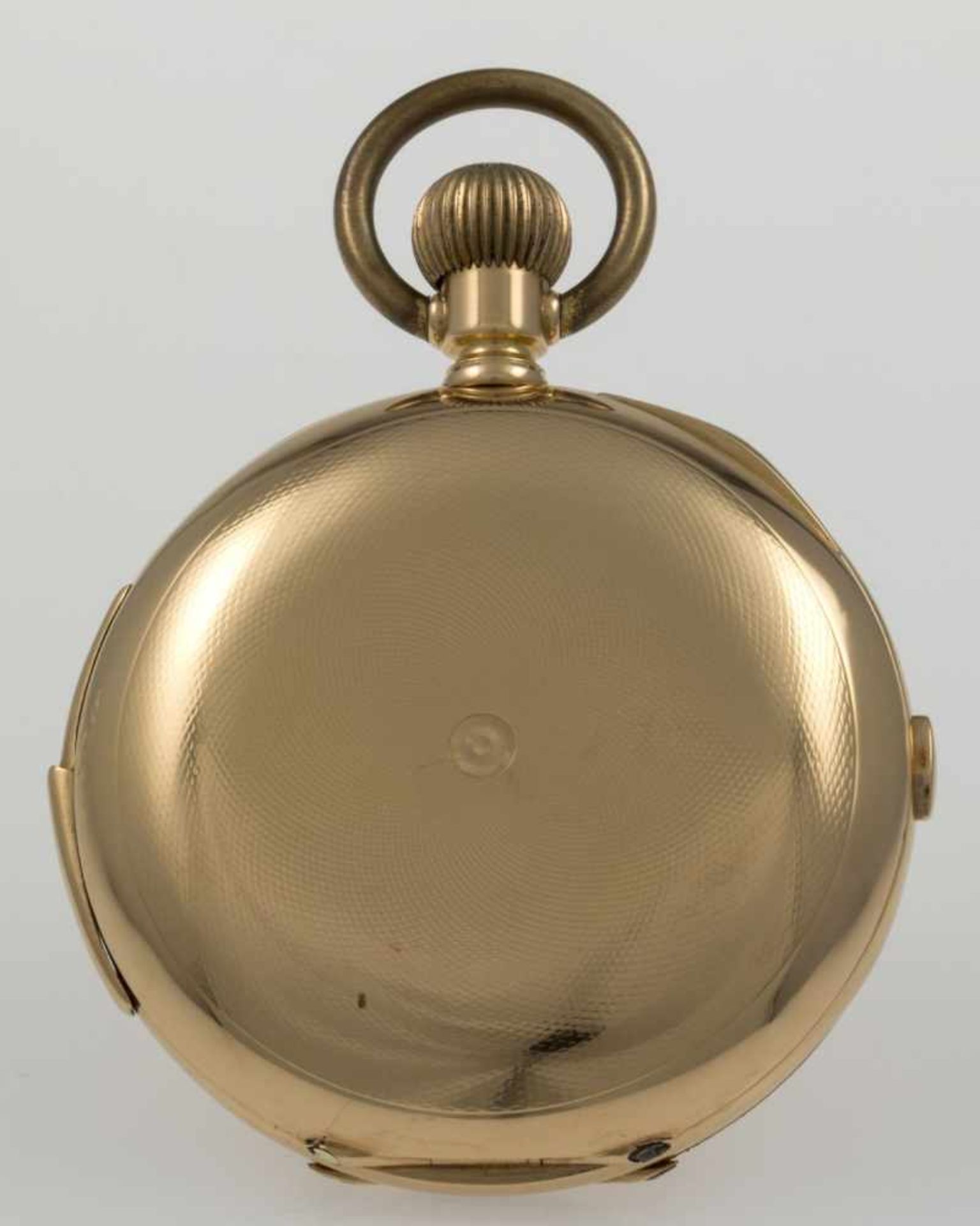 Sprungdeckel-Chronograph von Humbert Ramuz mit ViertelrepetitionGehäuse und Cuvette aus Gelbgold - Bild 10 aus 10