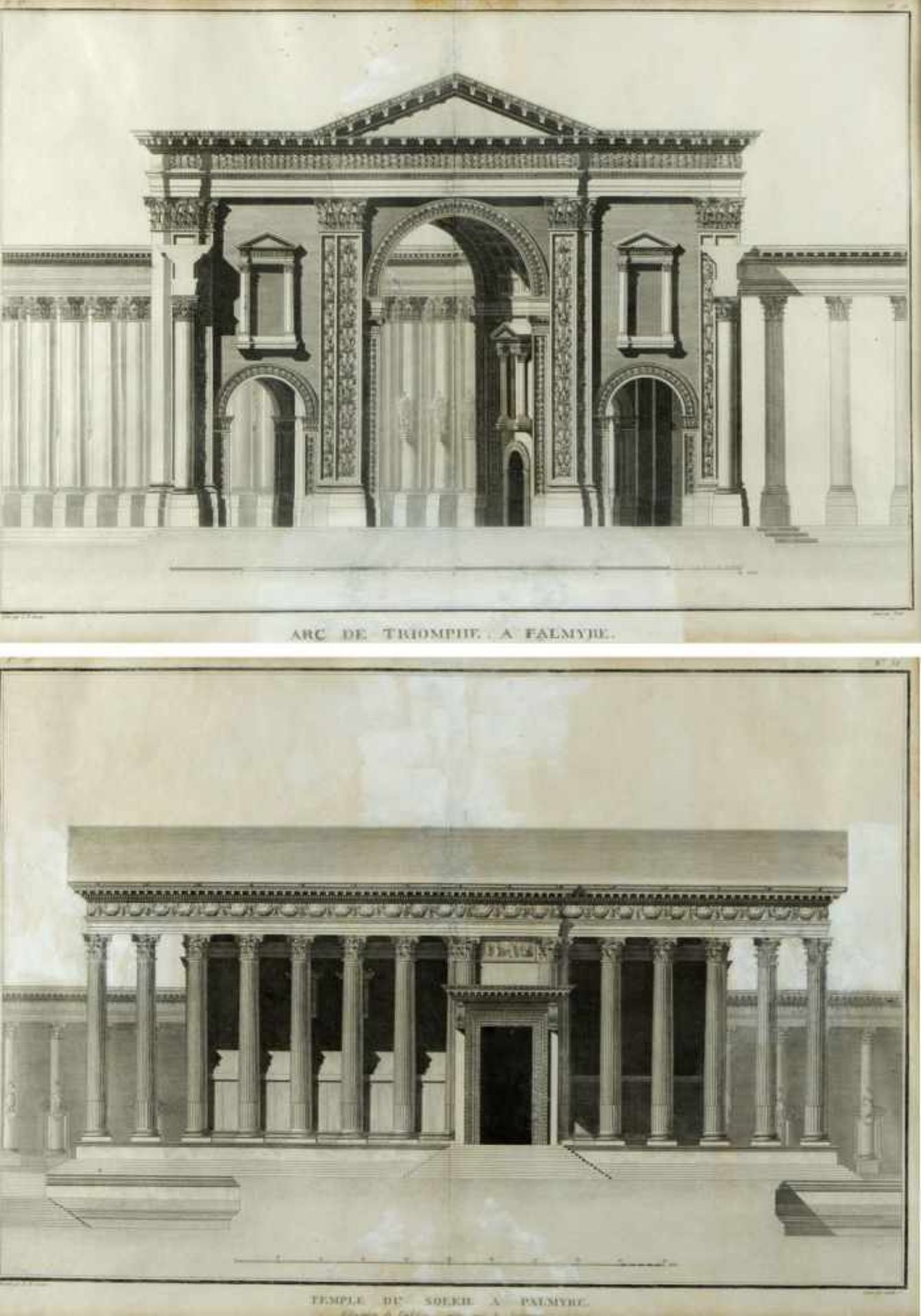 Varin. GuetteArc de Triomphe et Temple du Soleil a Palmyre nach Louis Francois Cassas. 2