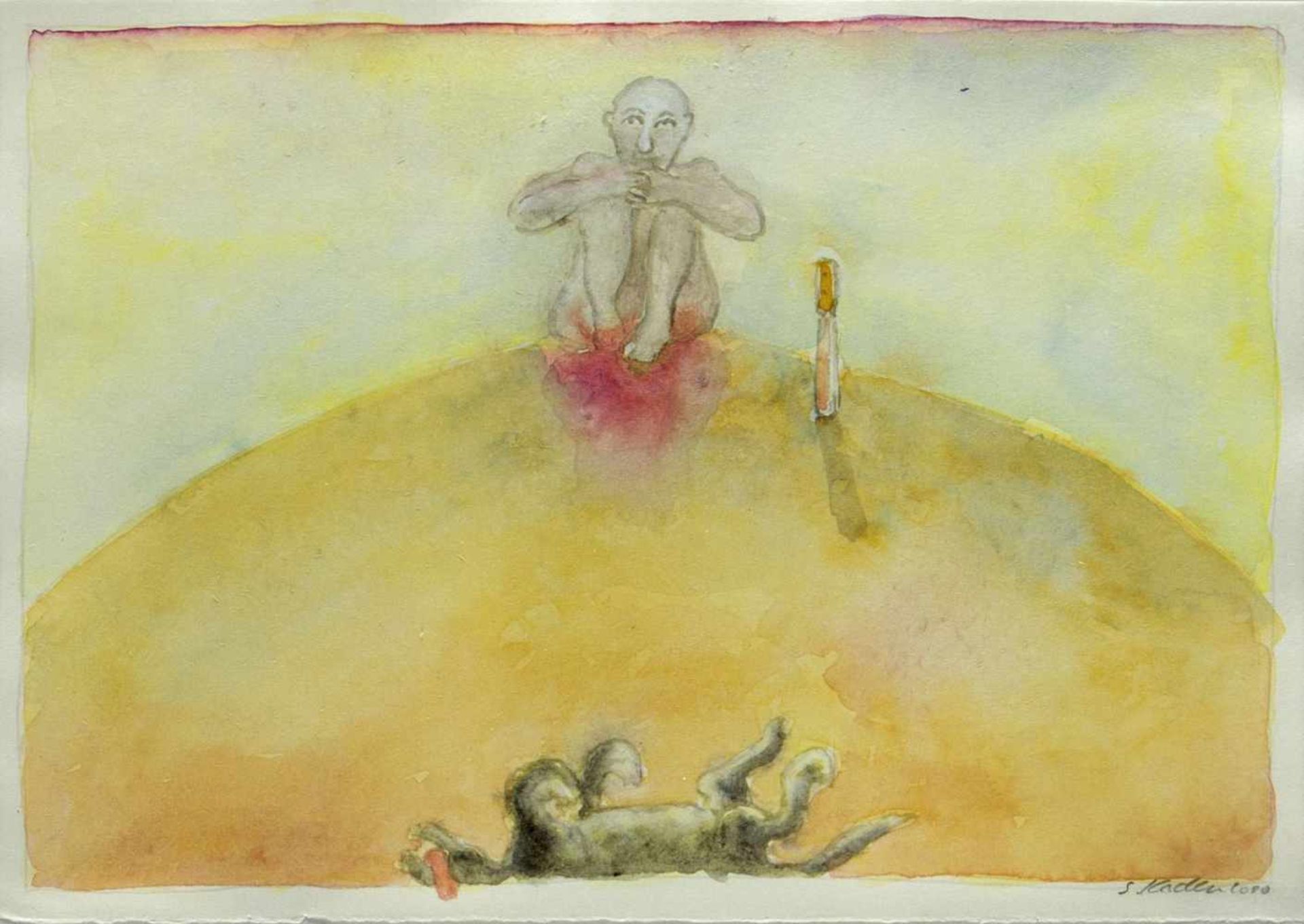 Chagall. Kaden. Jäger u.a.Nature morte bleue. Aus: Der Rückflug. Aus dem Schneckenhaus u.a. 5 Bll. - Bild 5 aus 6