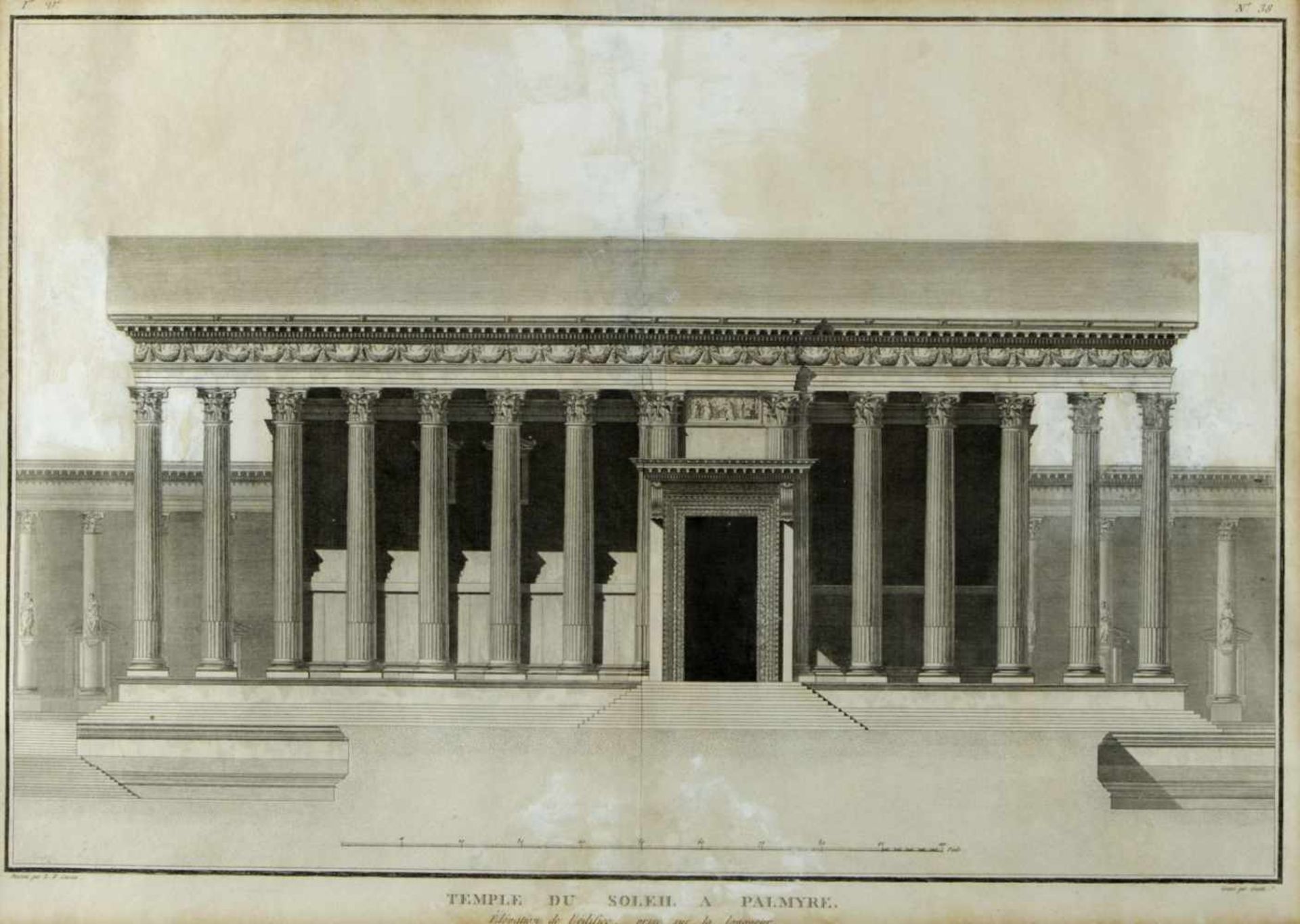 Varin. GuetteArc de Triomphe et Temple du Soleil a Palmyre nach Louis Francois Cassas. 2 - Bild 2 aus 3