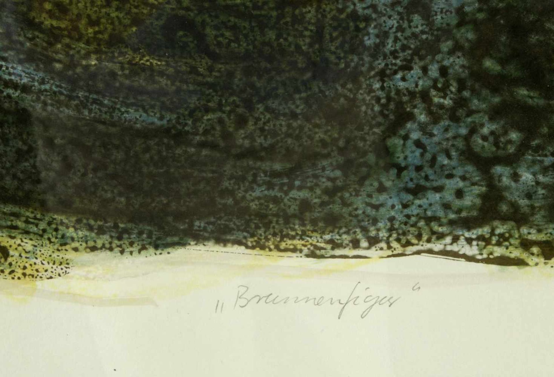 Petersdorff, Gudrun. 1955 LudwigslustBrunnenfigur. Farblithographie. Sign., bet., dat. und num. ( - Bild 2 aus 3