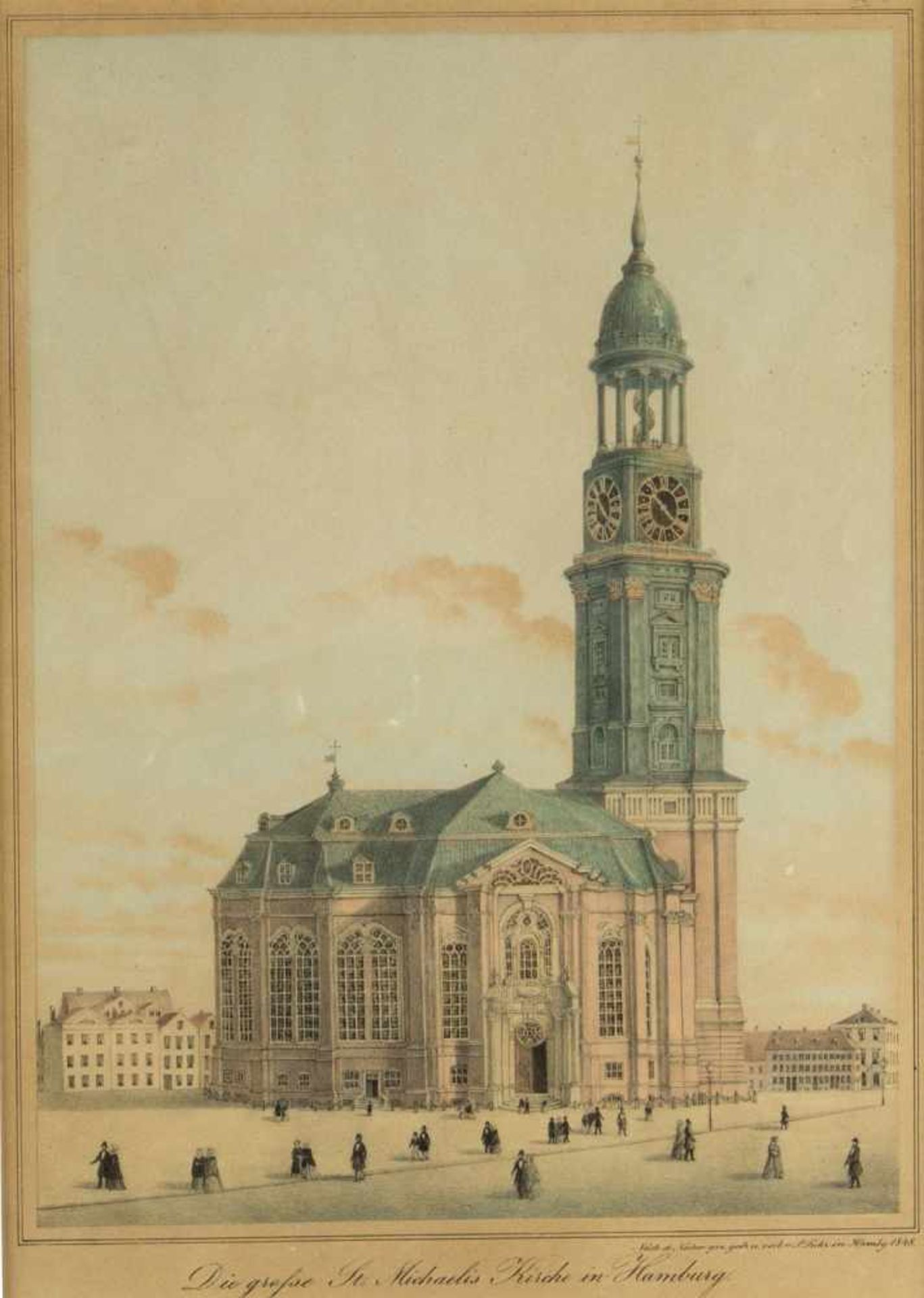 Rosenberg, Johann Georg. 1739 - Berlin - 1808Vue de la Grande Place du Chateau et de la Rue Royale - Bild 4 aus 4