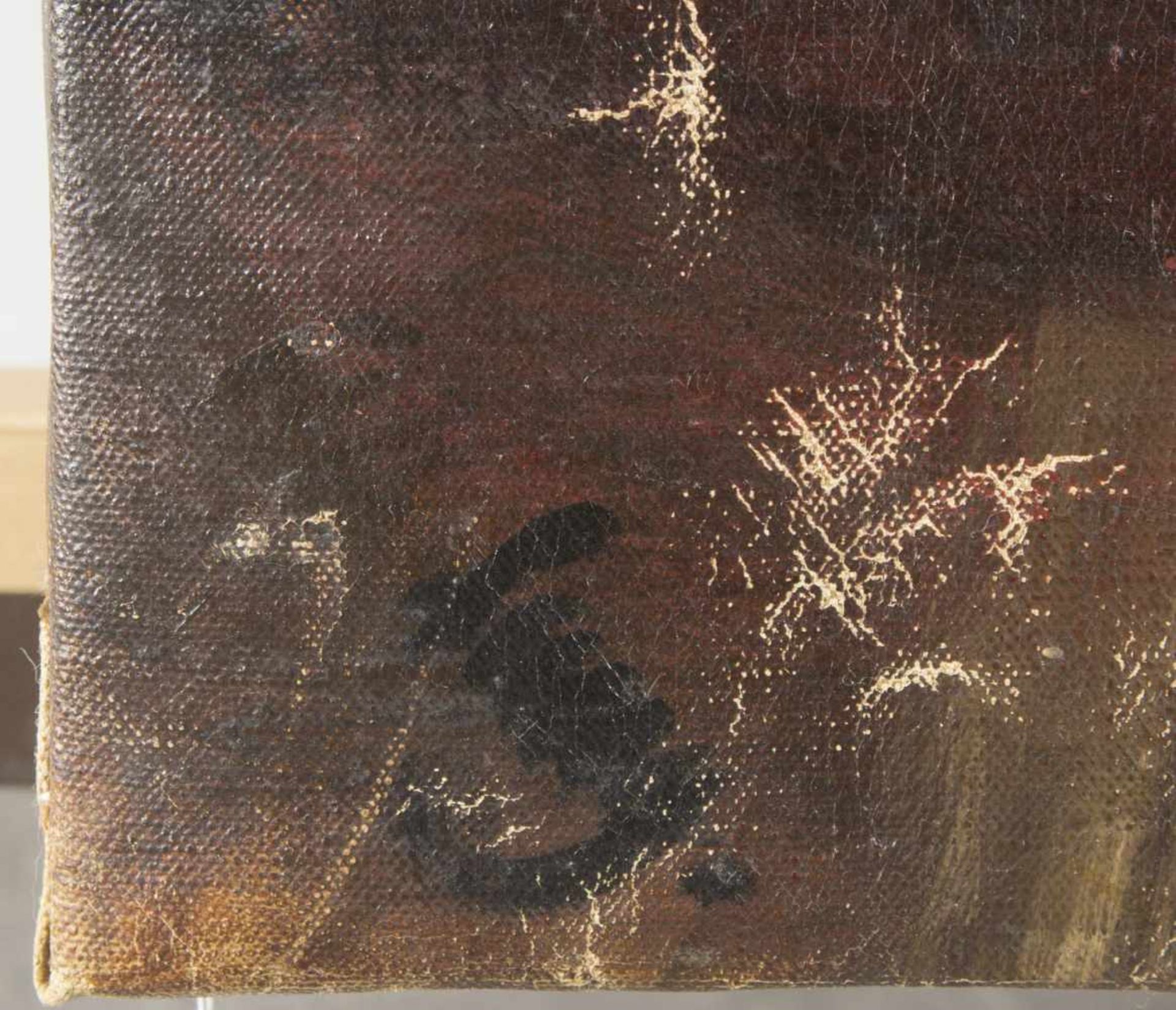 LewyBildnis einer sitzenden Frau vor einer Landschaft mit Birken. Öl/Lwd. 101 x 76,5 cm. Stark - Image 2 of 3