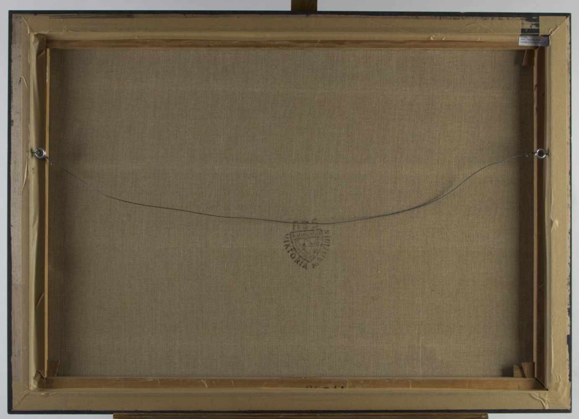 Barth, RuoniLandschaft mit einem Weiler. Öl/Lwd. Sign. und dat. (19)69. 70 x 100,5 cm. - Bild 3 aus 3