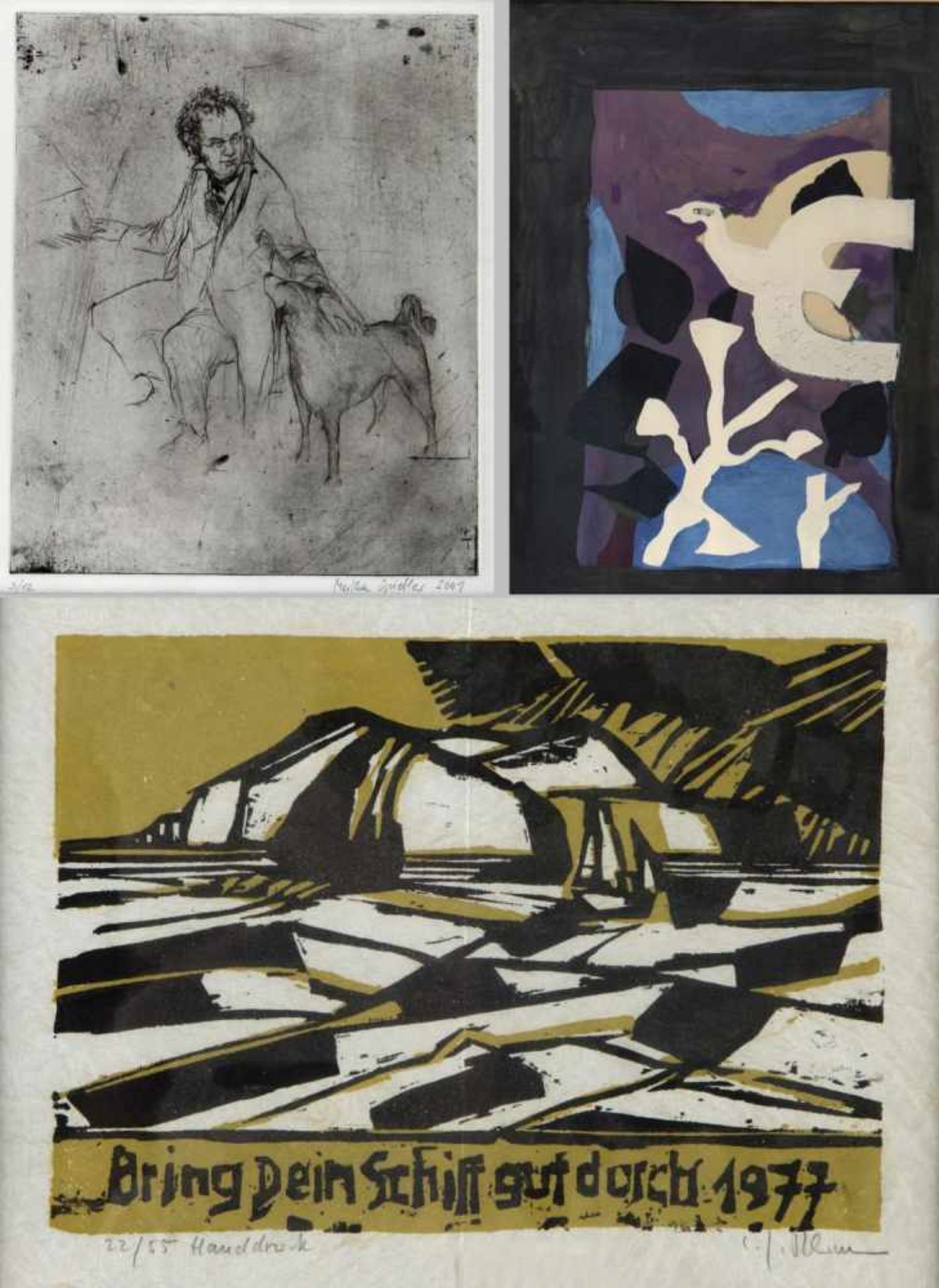 Braque, Georges. Kliemann, Carl Heinz. Griebler, MarthaColombe. Bring dein Schiff gut in den Hafen