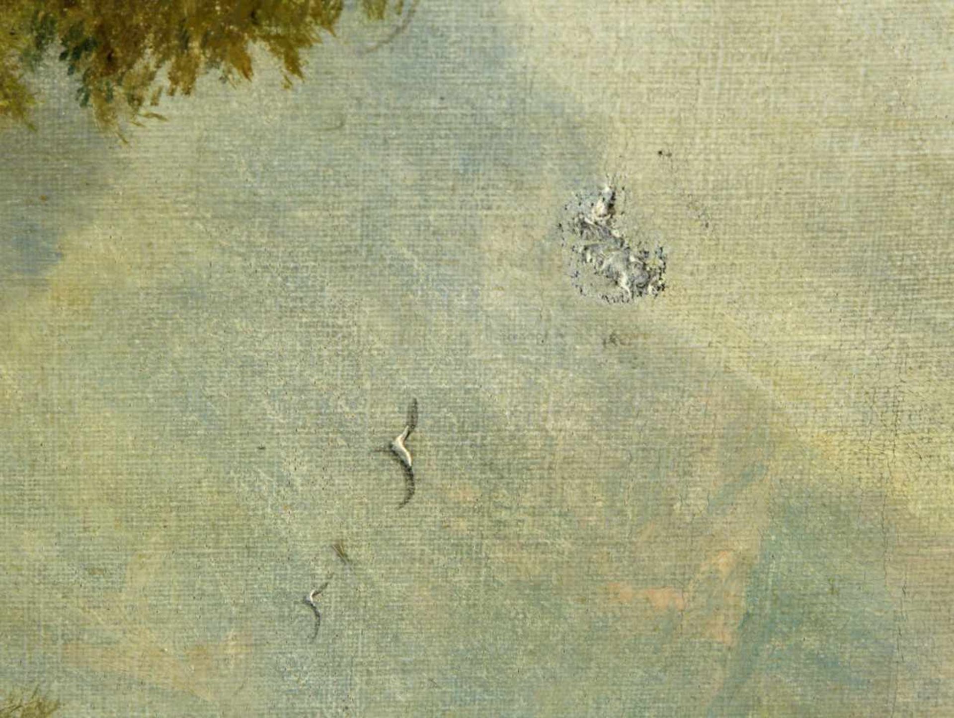 Lambert, B.Gebirgslandschaft mit einem reißenden Bach. Öl/Lwd. Sign. 89,5 x 58 cm. Gerahmt. - Bild 3 aus 4