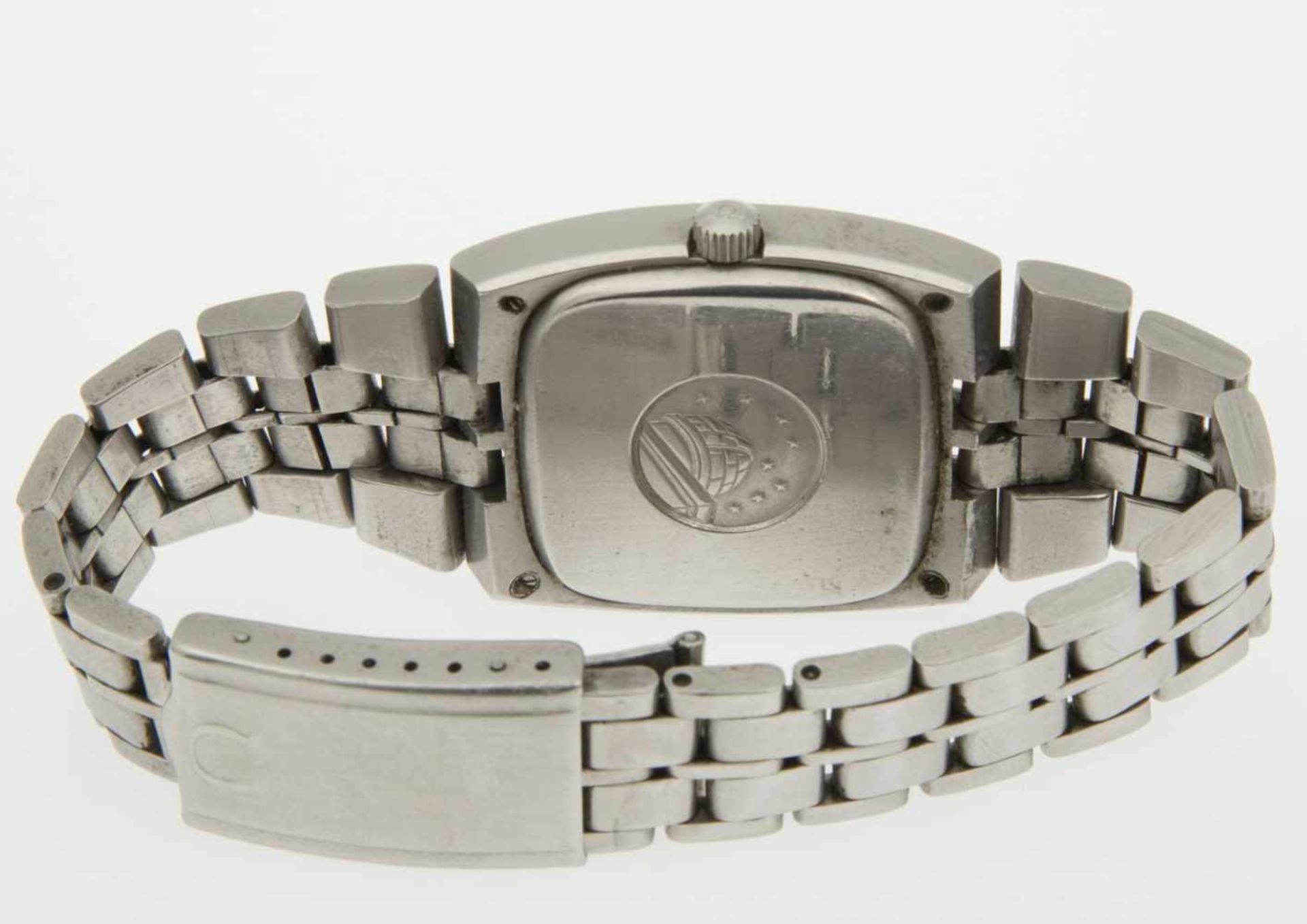 Automatische Omega-Armbanduhr ConstellationGehäuse und Armband aus gebürstetem Stahl. Silberfarbenes - Bild 2 aus 2
