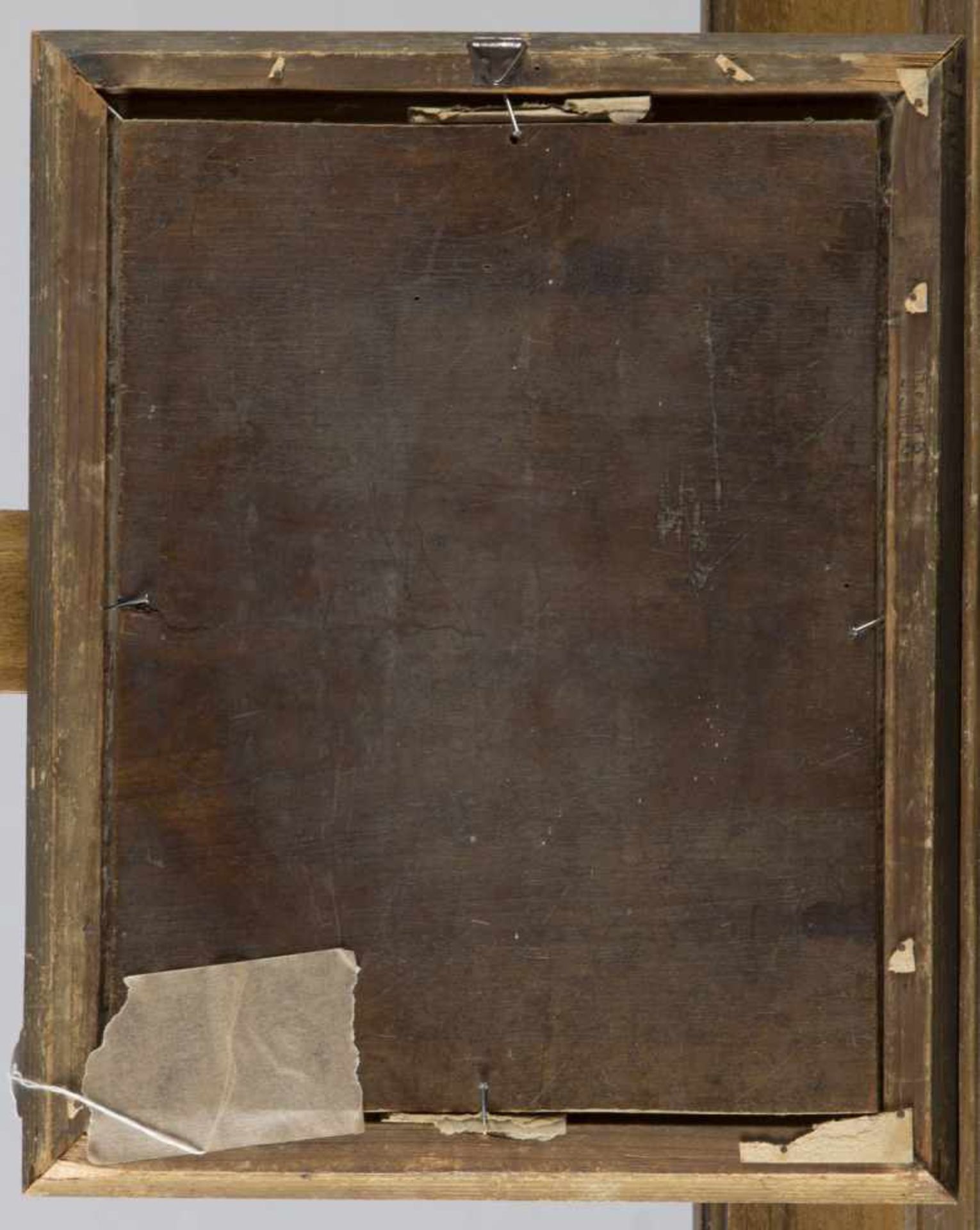 Dupont, Ernest. 1816 - Paris - 1888Portrait einer jungen Frau. Öl/Holz. Sign. 27 x 21 cm. - Bild 3 aus 3