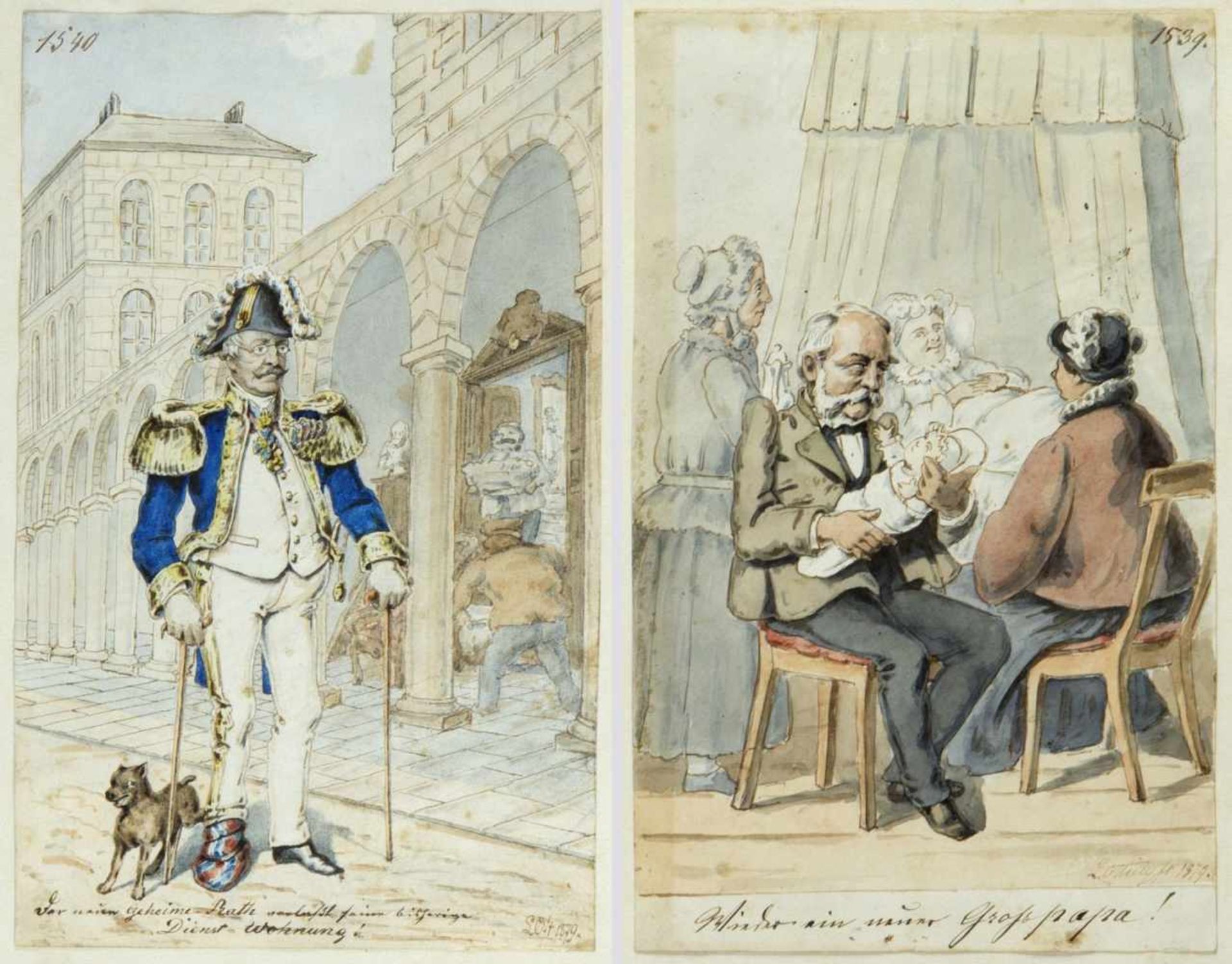 Otting, Ludwig von. 1818 - 1894Wieder ein neuer Großvater. Der Geheimrat verlässt seine