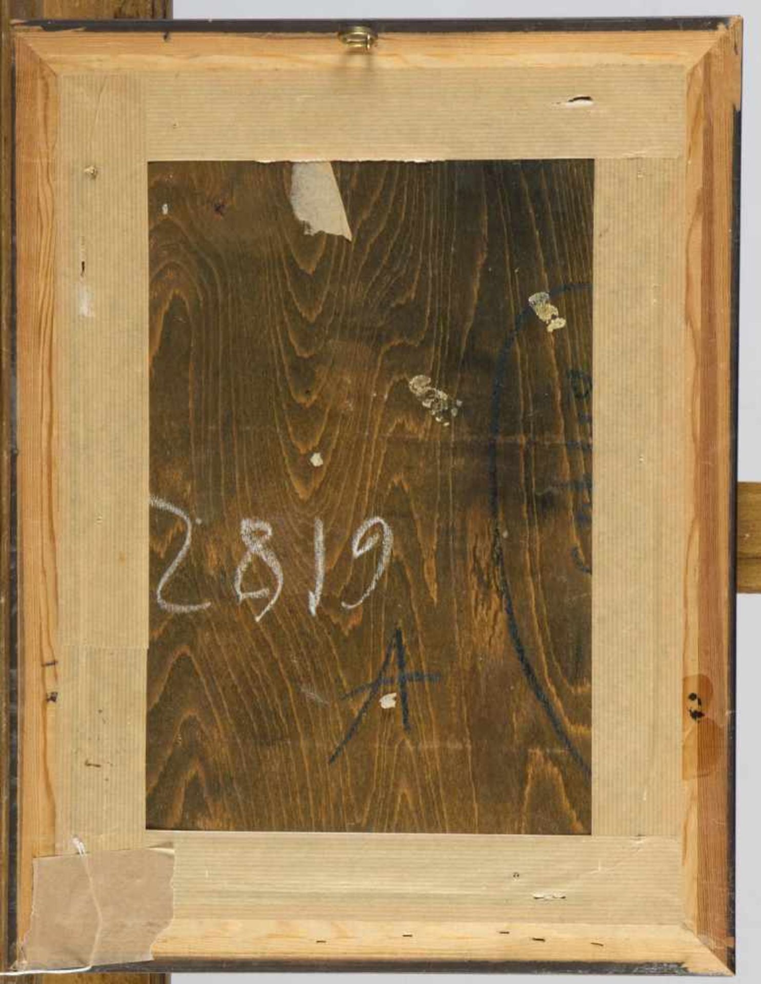 Götz-Räcknitz, Paul u.a.Portraits. 3 Gem. Öl/Karton bzw. Holz. 1 sign. Bis 35 x 25 cm. Gerahmt. - Bild 10 aus 10
