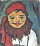 Klose, Liselotte (1918-2010) "Kinderfasching", Mischtechnik/Papier, sign. u.r.,Blattränder besch.,