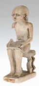 "Pharao-Figur", Steinguß, Arm fehlt, H. 14 cm