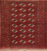 Buchara, Afghanistan, rotgrundig mit durchlaufendem Muster, 165x130 cm