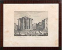 Parboni, Pietro (18./19. Jh.) "Veduta del Tempio d'Ercole volgamente detto Tempio diVesta",