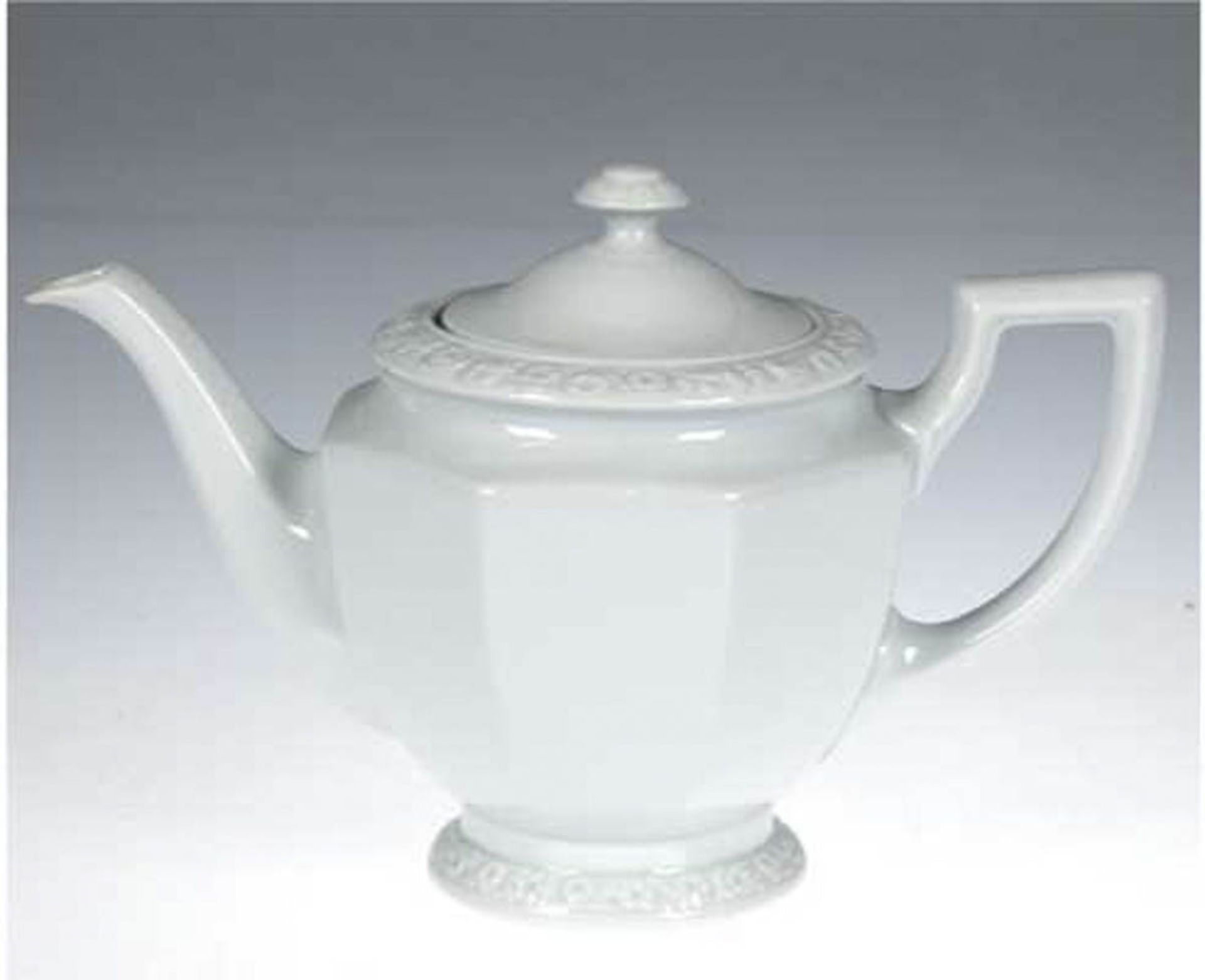 Rosenthal-Teekanne "Maria weiß", H. 19 cm