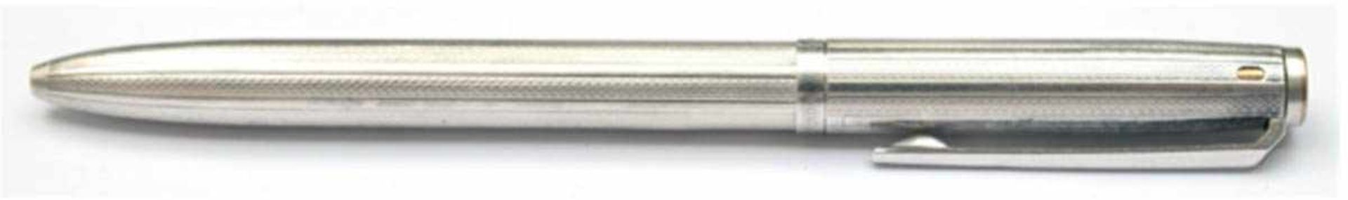 Montblanc-Kugelschreiber PIX-O-MAT, 925er Silber, mit 4 Minen, reliefierte Oberfläche,