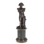 Französischer Bildhauer des 19. Jh. "Napoleon Bonaparte", Bronze, braun patiniert, H. 19,5cm- - -