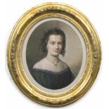 Suhrlandt Soltau, Pauline (1833 Ludwigslust-1902 Schwerin) "Porträt einer jungen Dame mitHaube",
