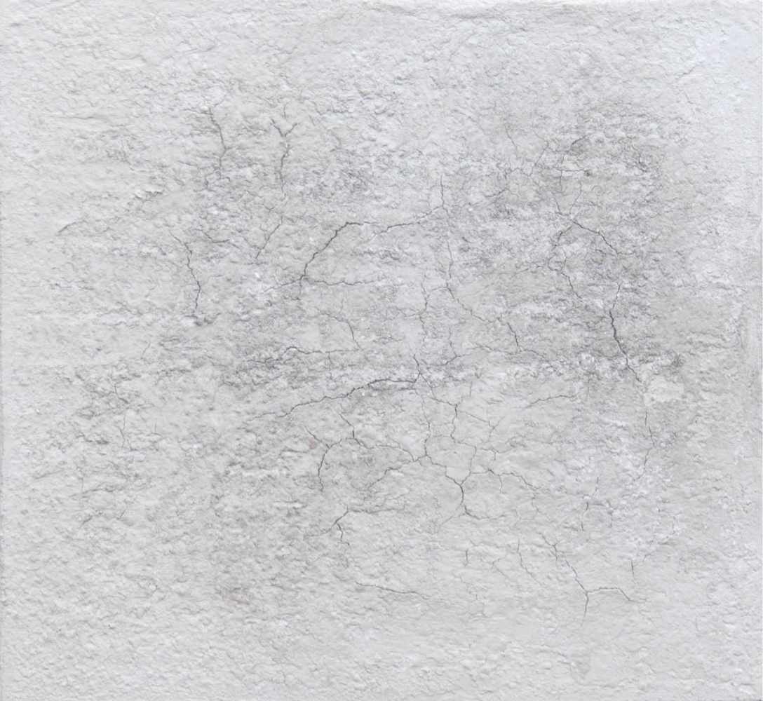 Burri, A. (20. Jh.) "Abstrakte Komposition", Spachteltechnik mit Marmormehl auf Lw.,rückseitig sign.