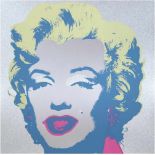 Warhol, Andy (1928 Pittsburgh-1987 New York) "Marilyn Monroe", Farbserigraphie aufleichtem Karton,