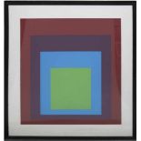 Albers, Josef (1888 Bottrop-1976 New Haven) "Homage to the Square", Farbsiebdruck, aufKarton