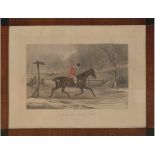 Englischer Stich 19. Jh. "A pleasant ride home", painted by T.N..H.Walsh, engraved by E.G.Hester,