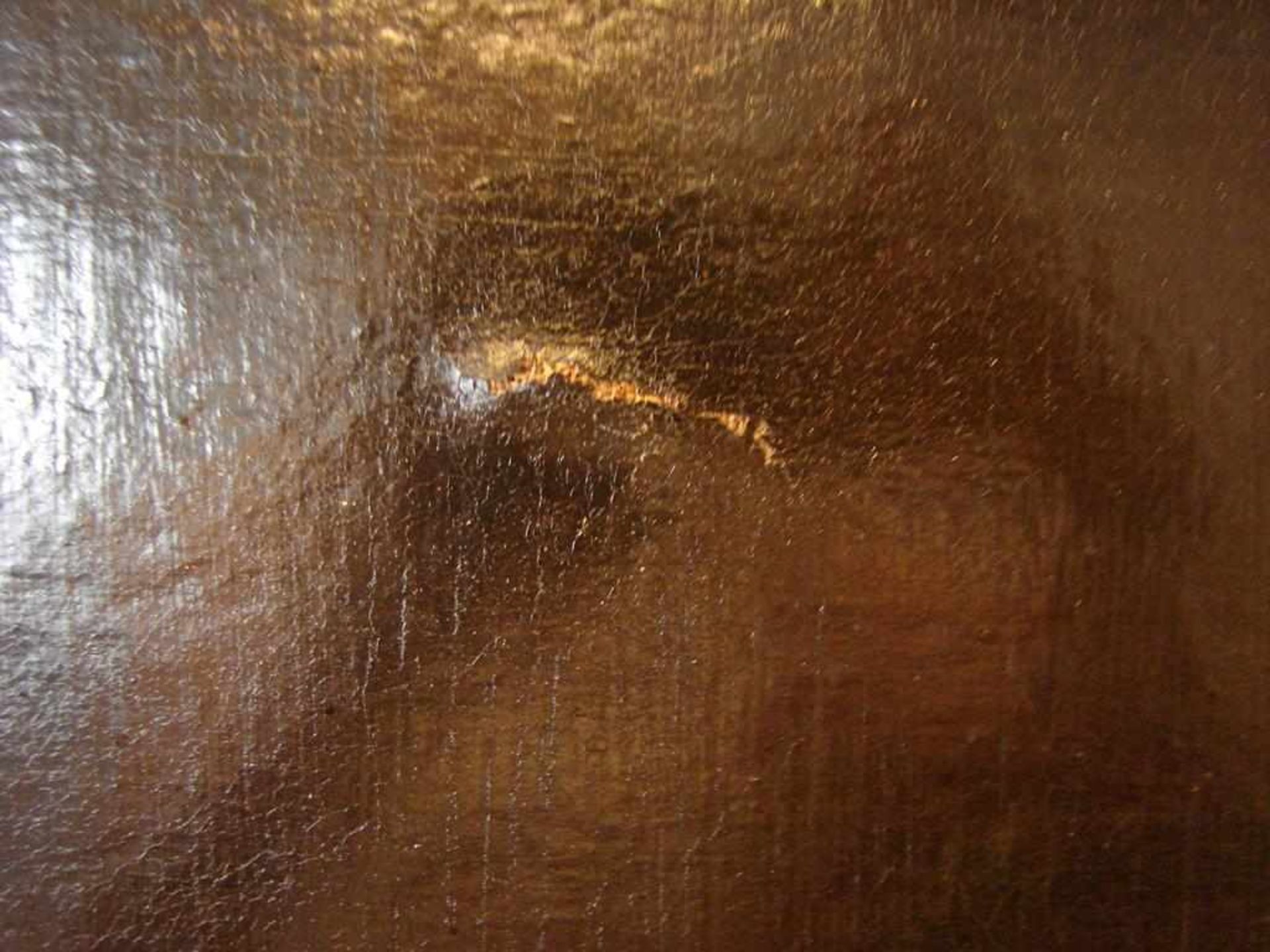 Stilleben mit Fasan, Öl/L., ohne Signatur, o.li.kl. Riss, ca. 86 x 64 cm - Bild 2 aus 3