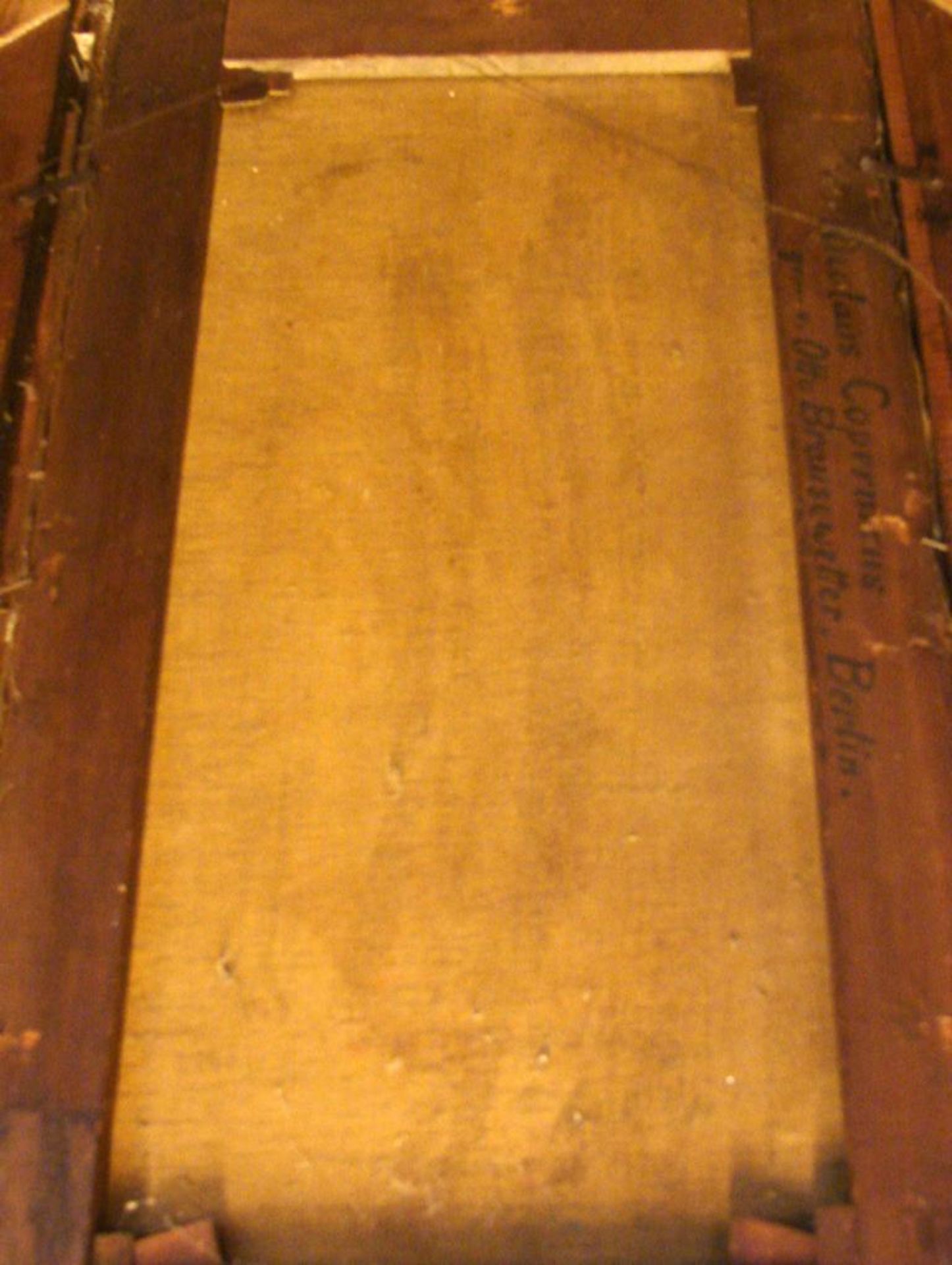OTTO BRAUSEWETTER (1835-1904), "Copernikus", ÖL/L., rückseitig bez., ohne Signatur, ca. 46 x 84 cm - Bild 4 aus 5