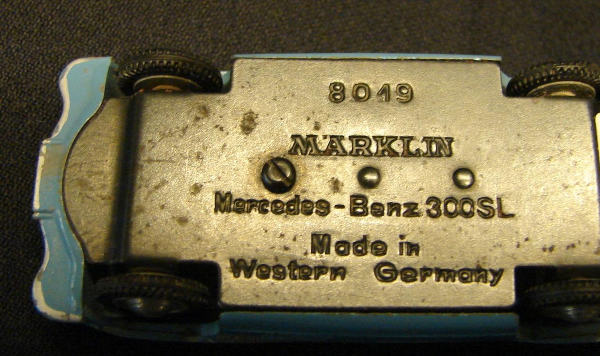 Spielzeugauto, Märklin, Mercedes 300 SL, Western Germany, vor 1950, L.ca. 9 cm- - -22.00 % buyer's - Bild 2 aus 2
